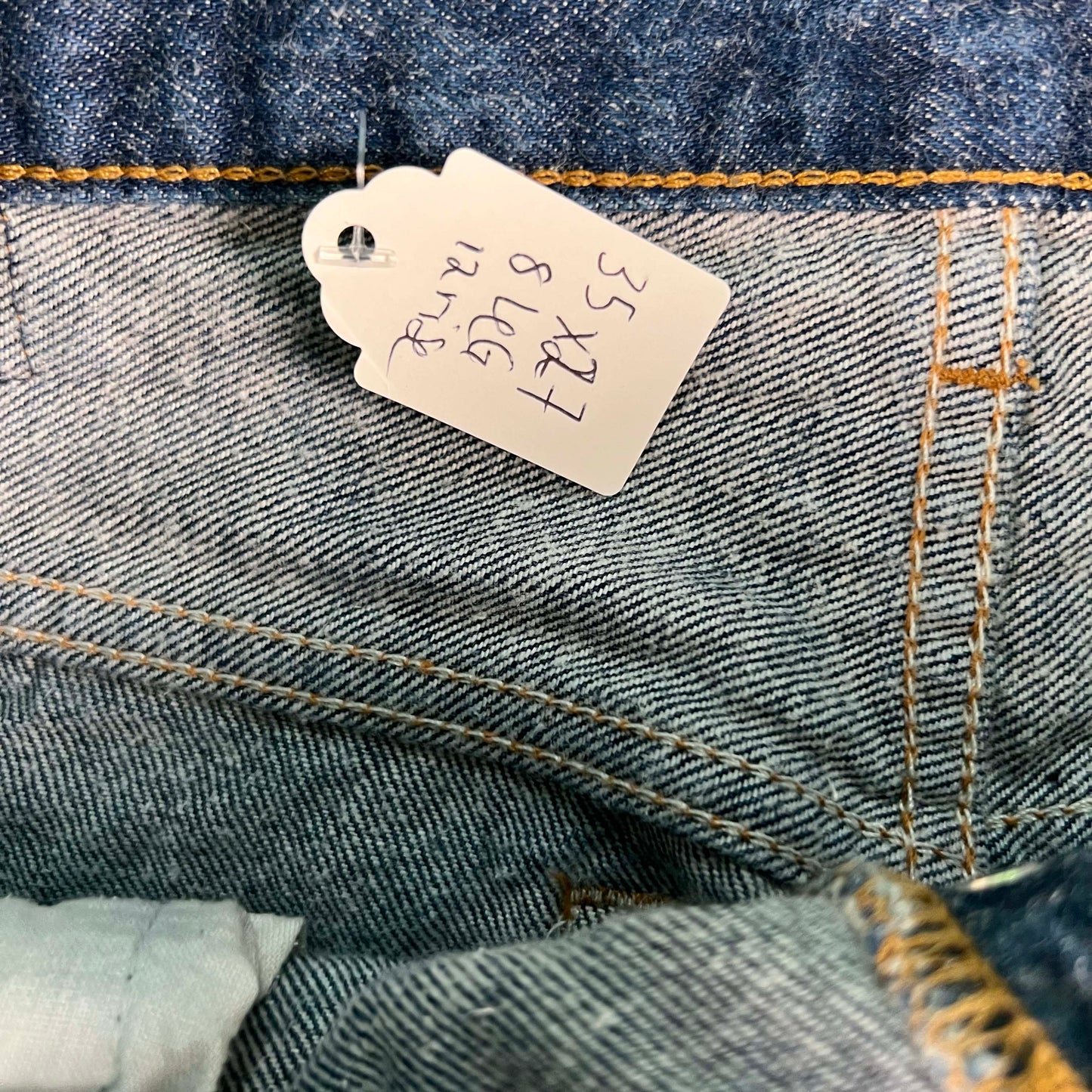 80s Levi's 501 Dark Wash Denim- 35x27