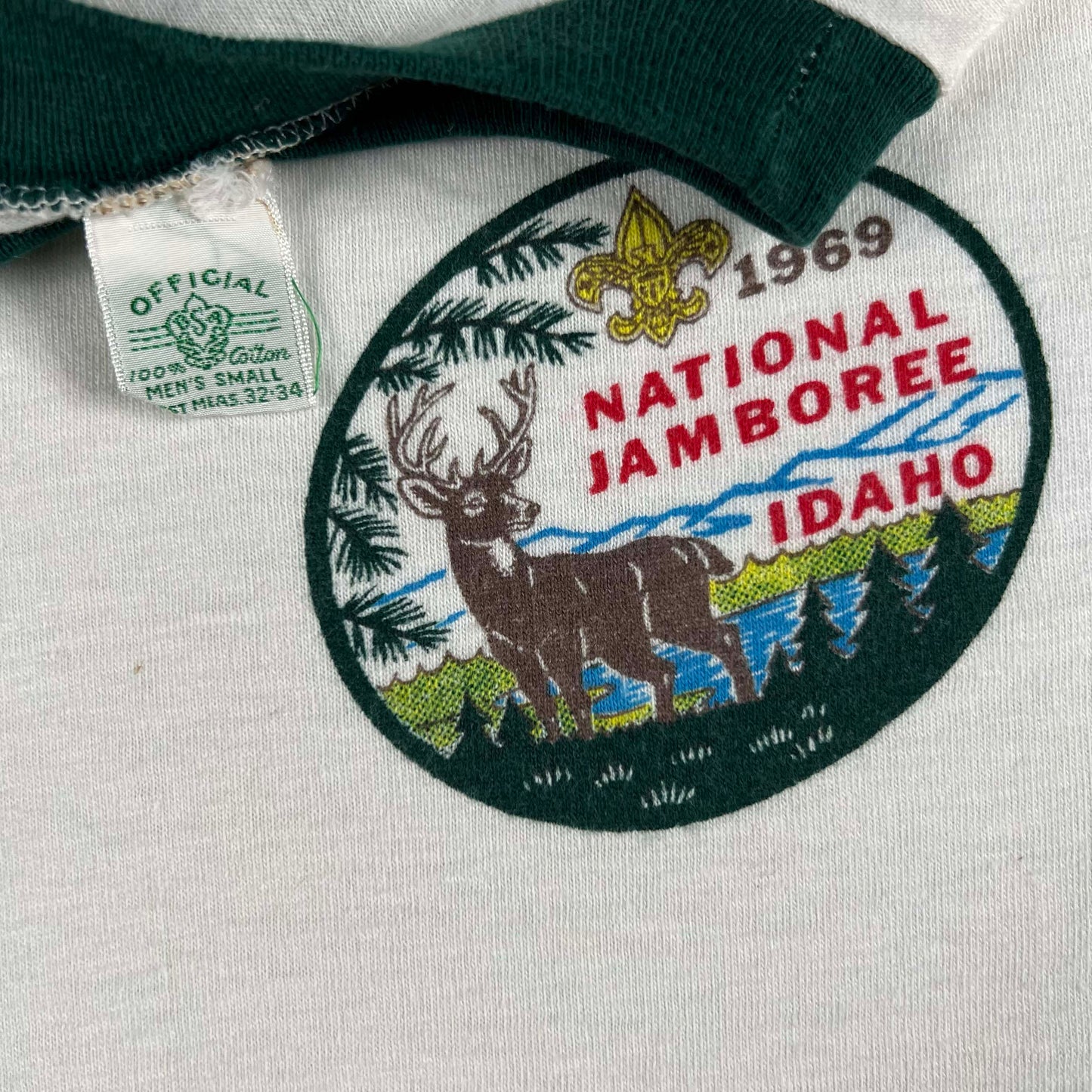 1969 BSA Idaho Jamboree Ringer Tees- SELECT TEE