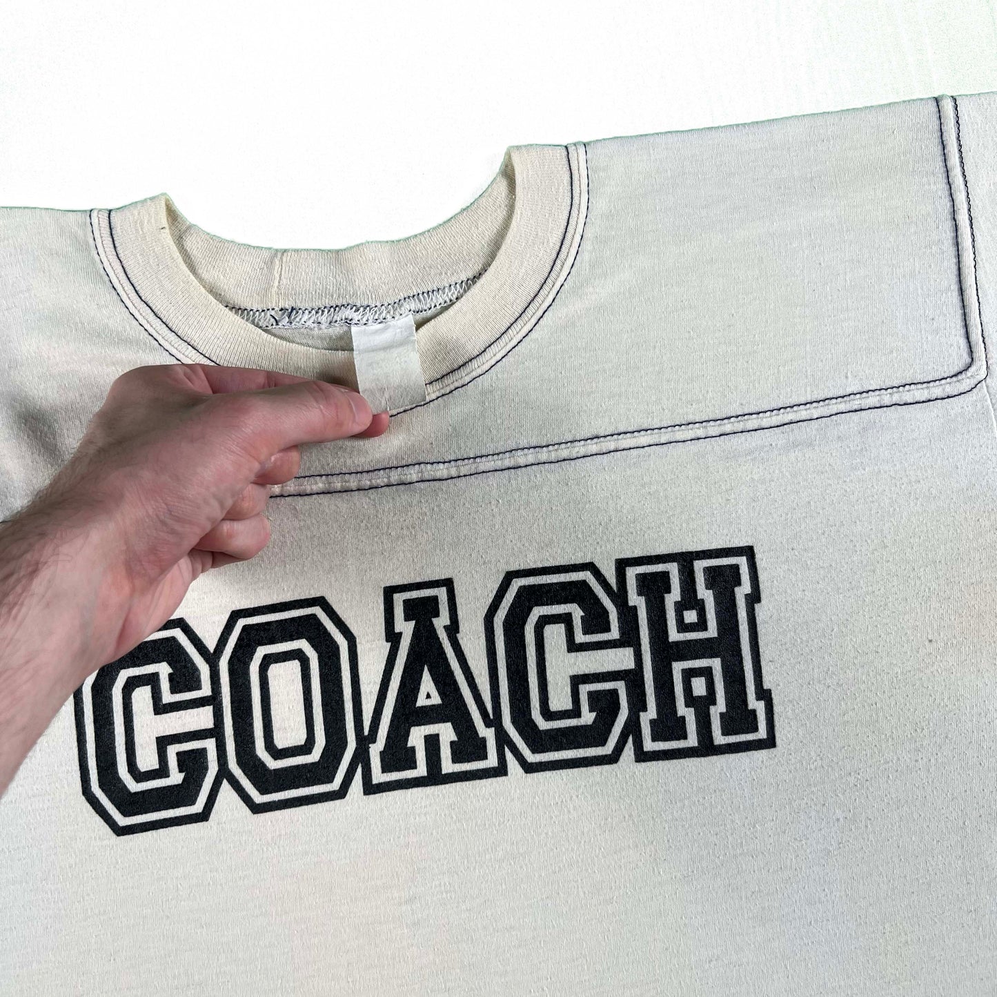 70s Coach Jersey Tee- M