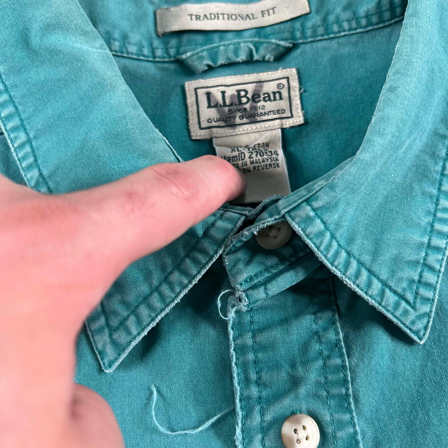 Vintage L.L. Bean 100% Cotton Button Up Shirts- SELECT SHIRT