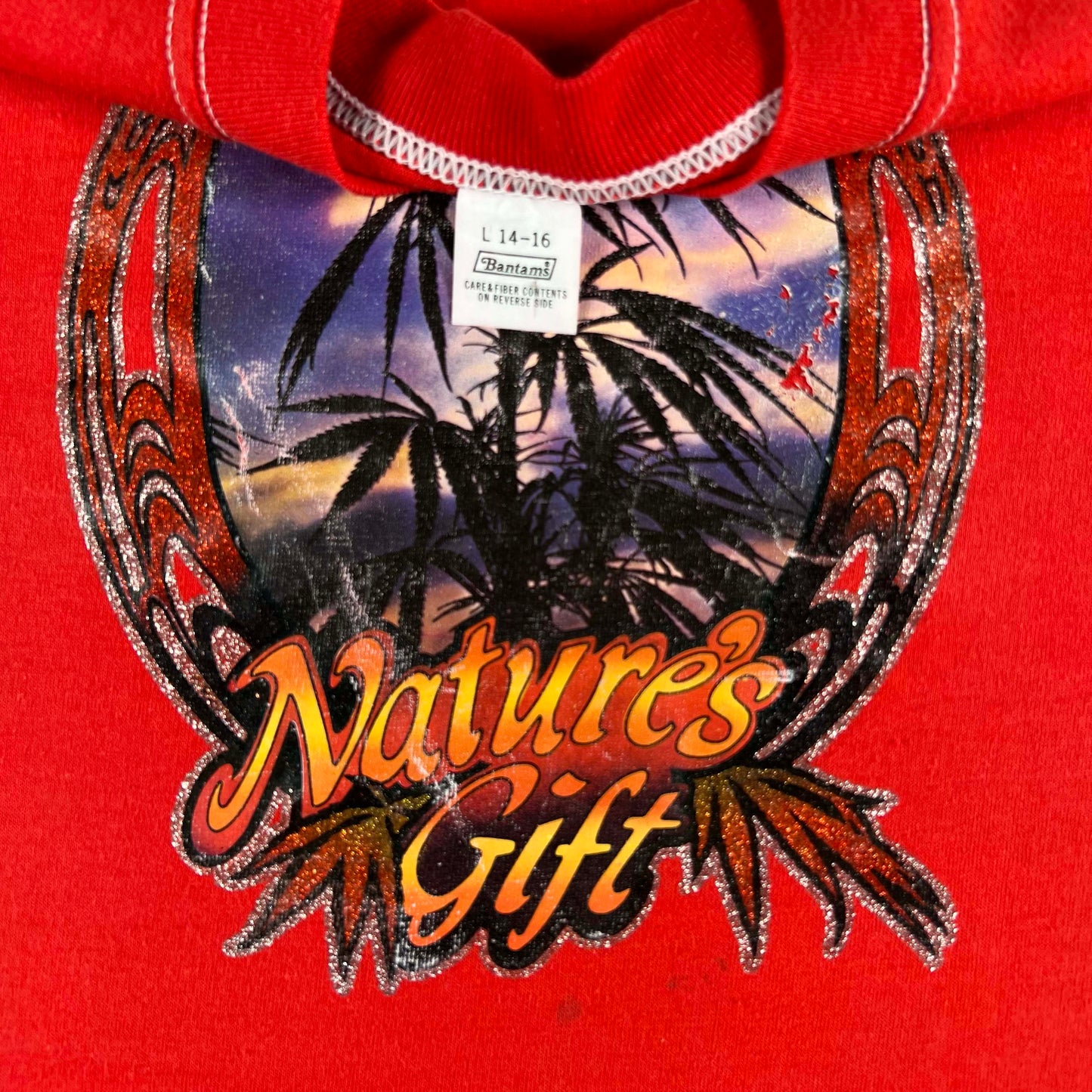70s Nature's Gift Weed Tee- S