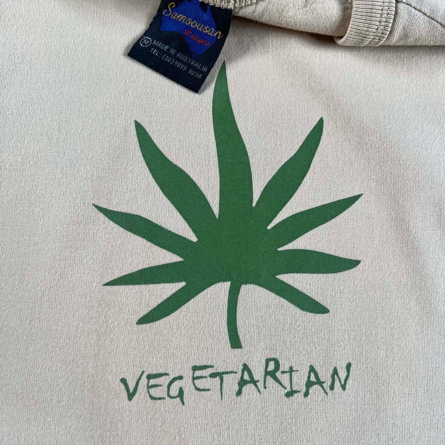 00s Vegetarian Weed Tee- M