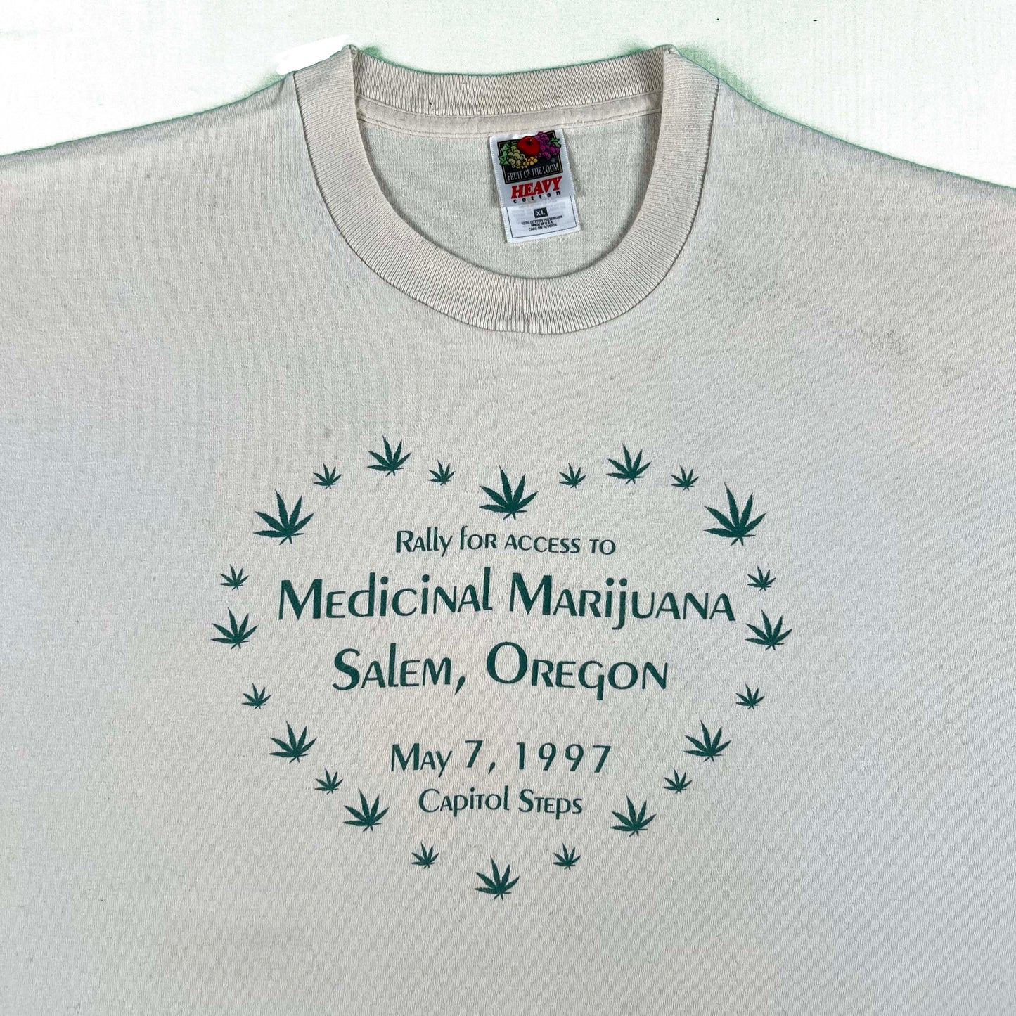 90s Oregon Medical Marijuana Tee- XL