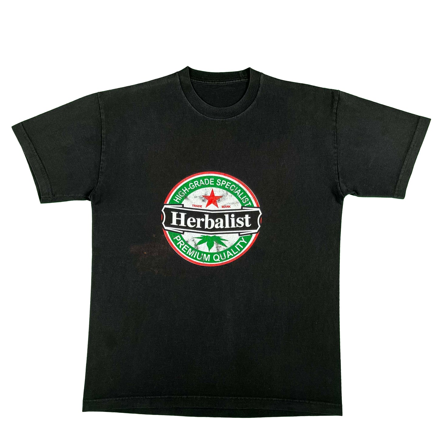 00s Herbalist Heineken Weed Tee- L