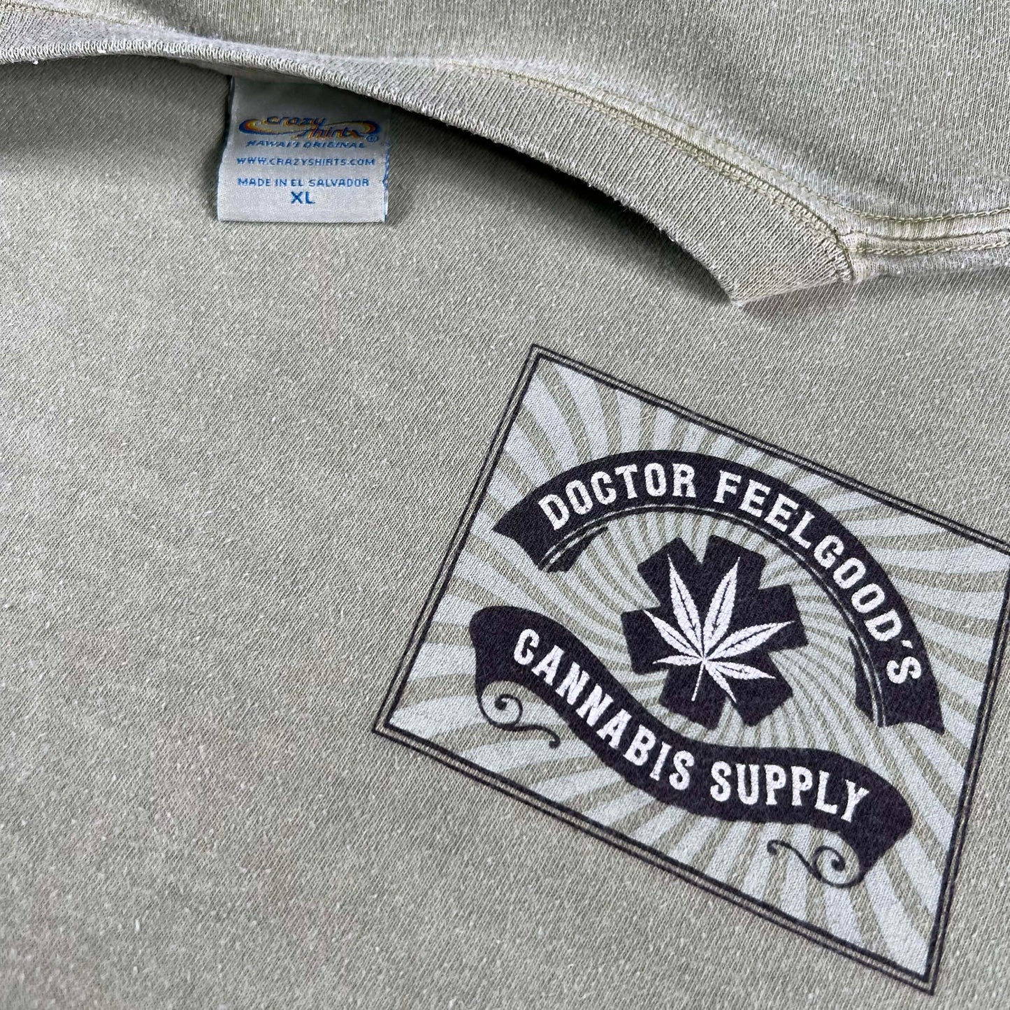 00s Doctor Feelgood's Weed Tee- XL