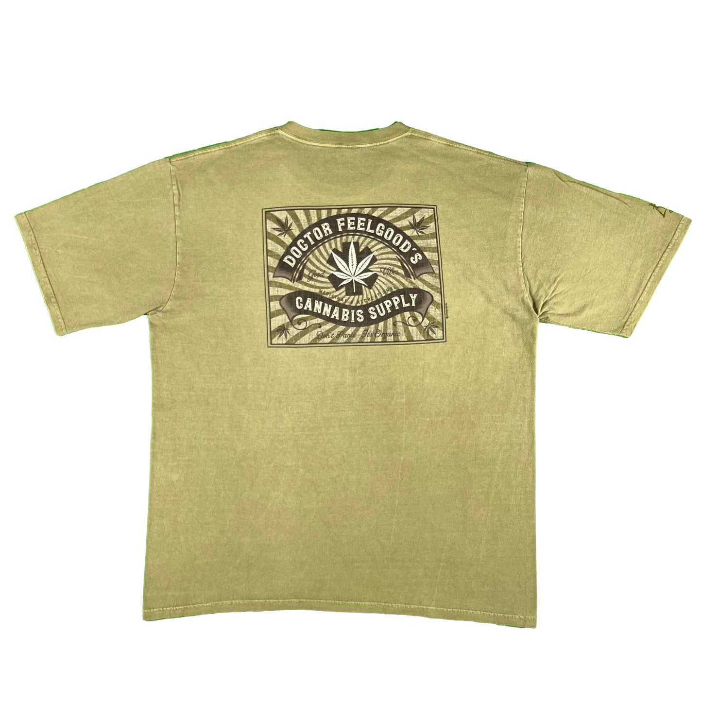 00s Doctor Feelgood's Weed Tee- XL
