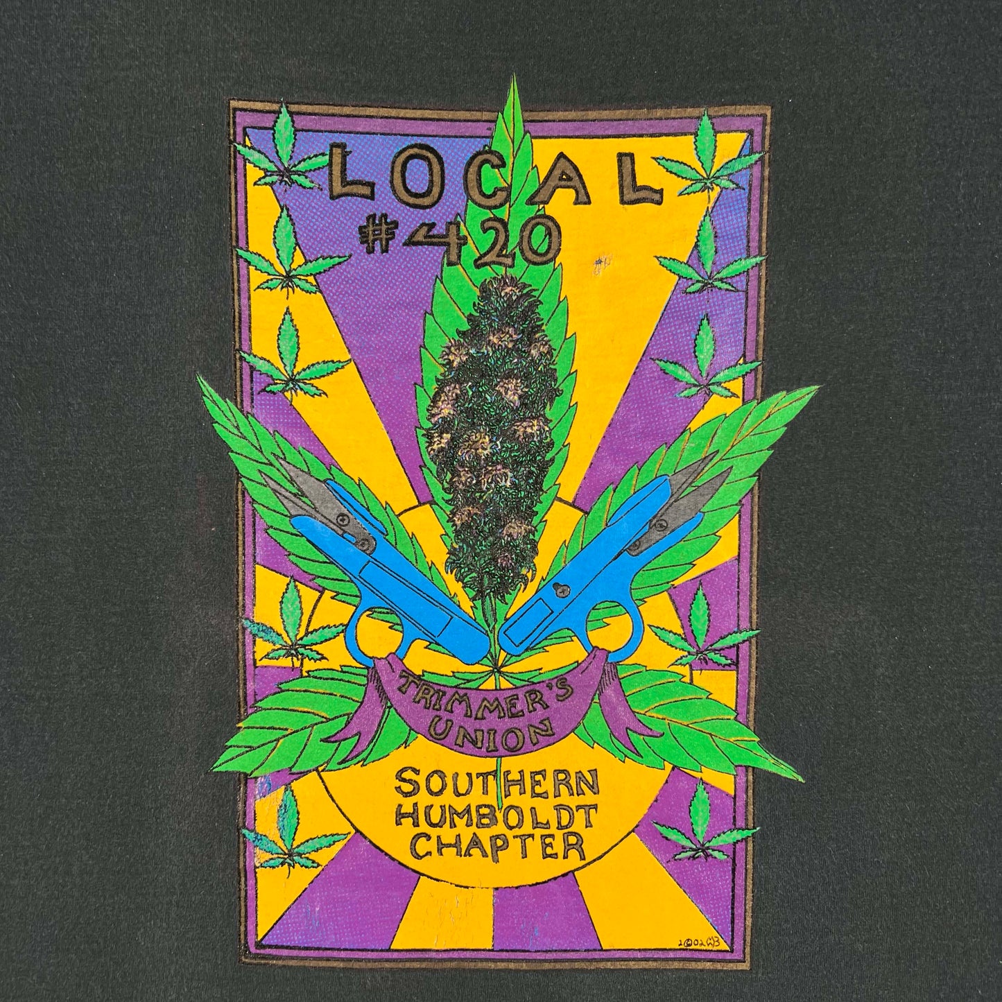 00s Humboldt Weed Trimmer's Union Tee- XL