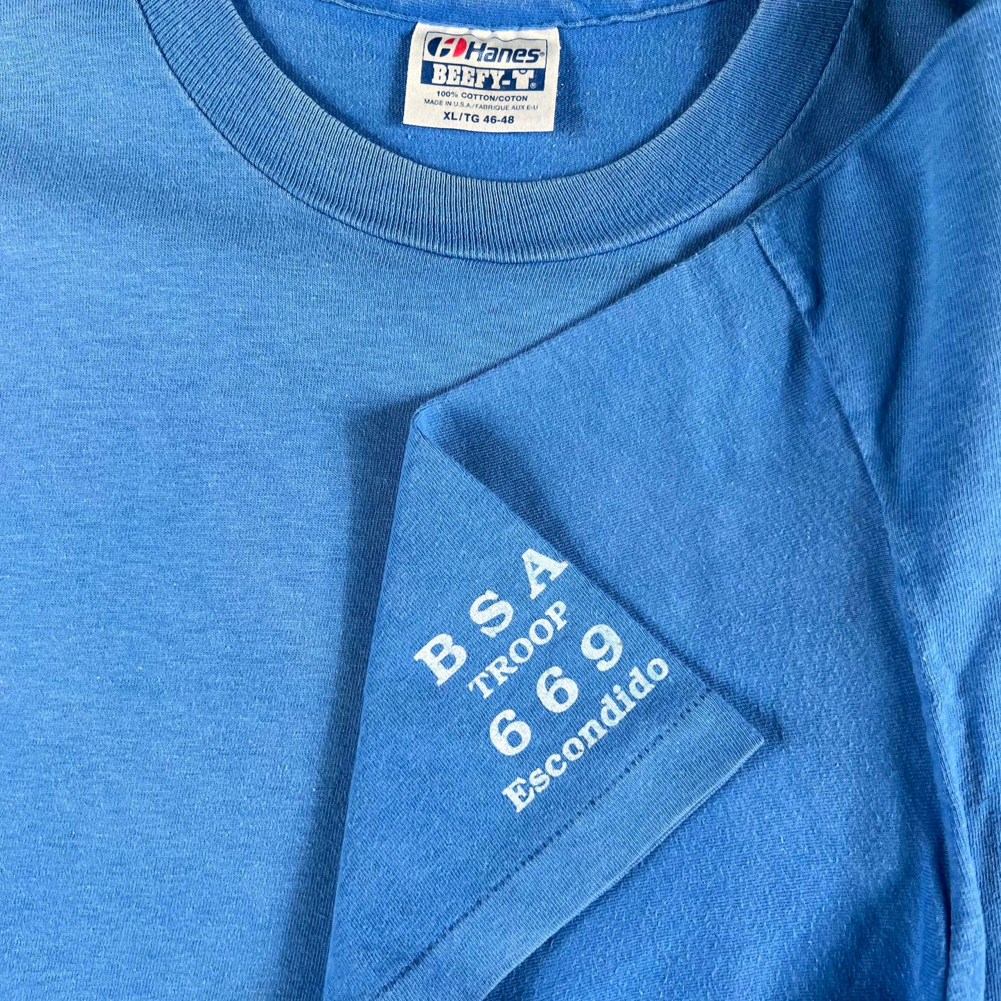 80s BSA Escondido Coastal Mountain Pocket Tee- XL