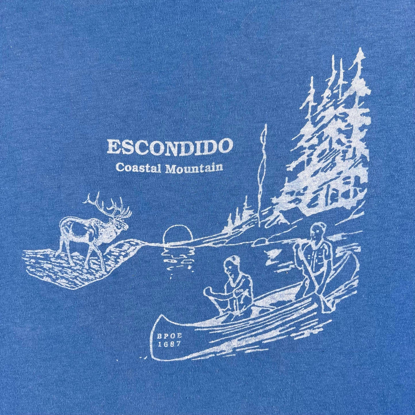 80s BSA Escondido Coastal Mountain Pocket Tee- XL