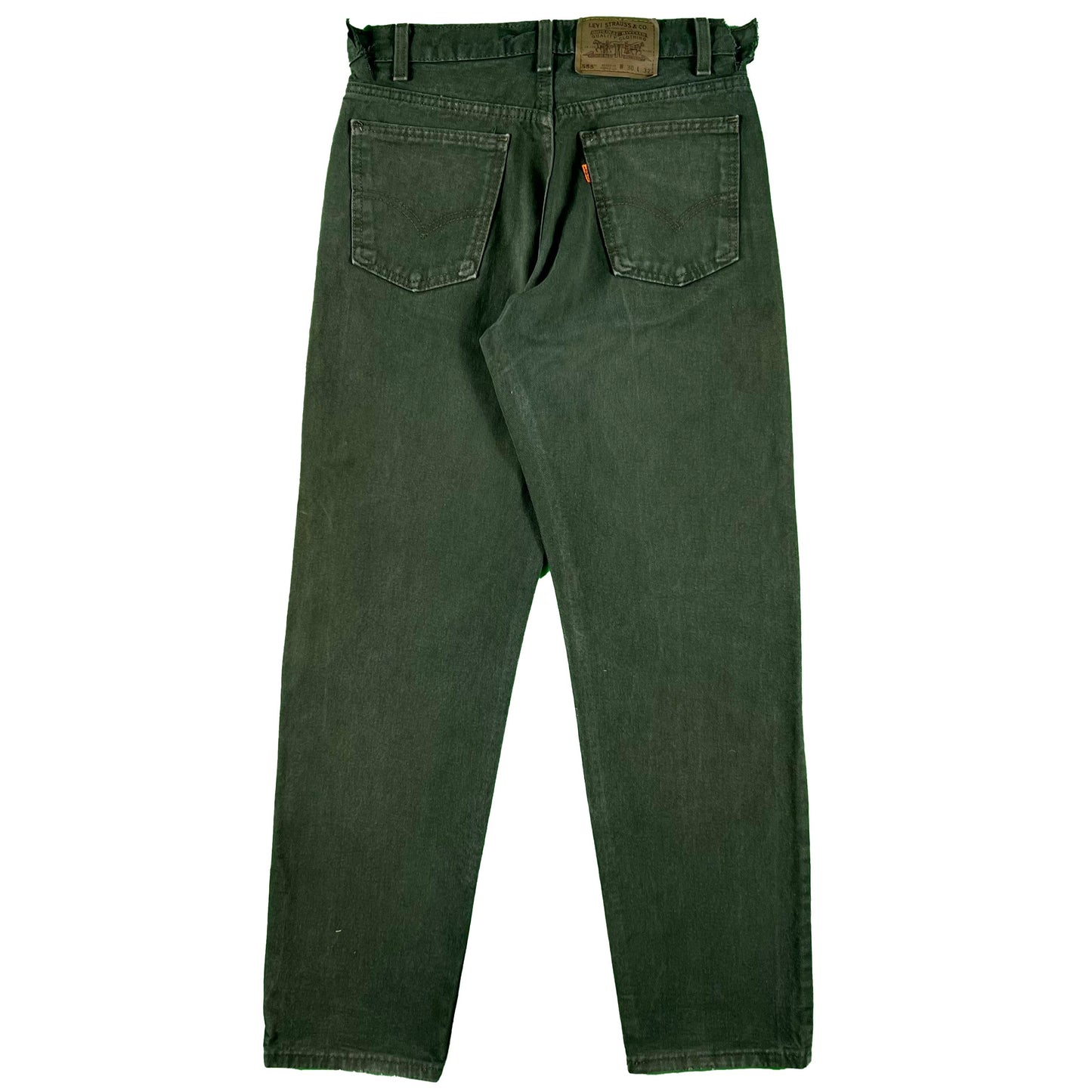90s Forest Green Levi's 555 Denim- 29x30