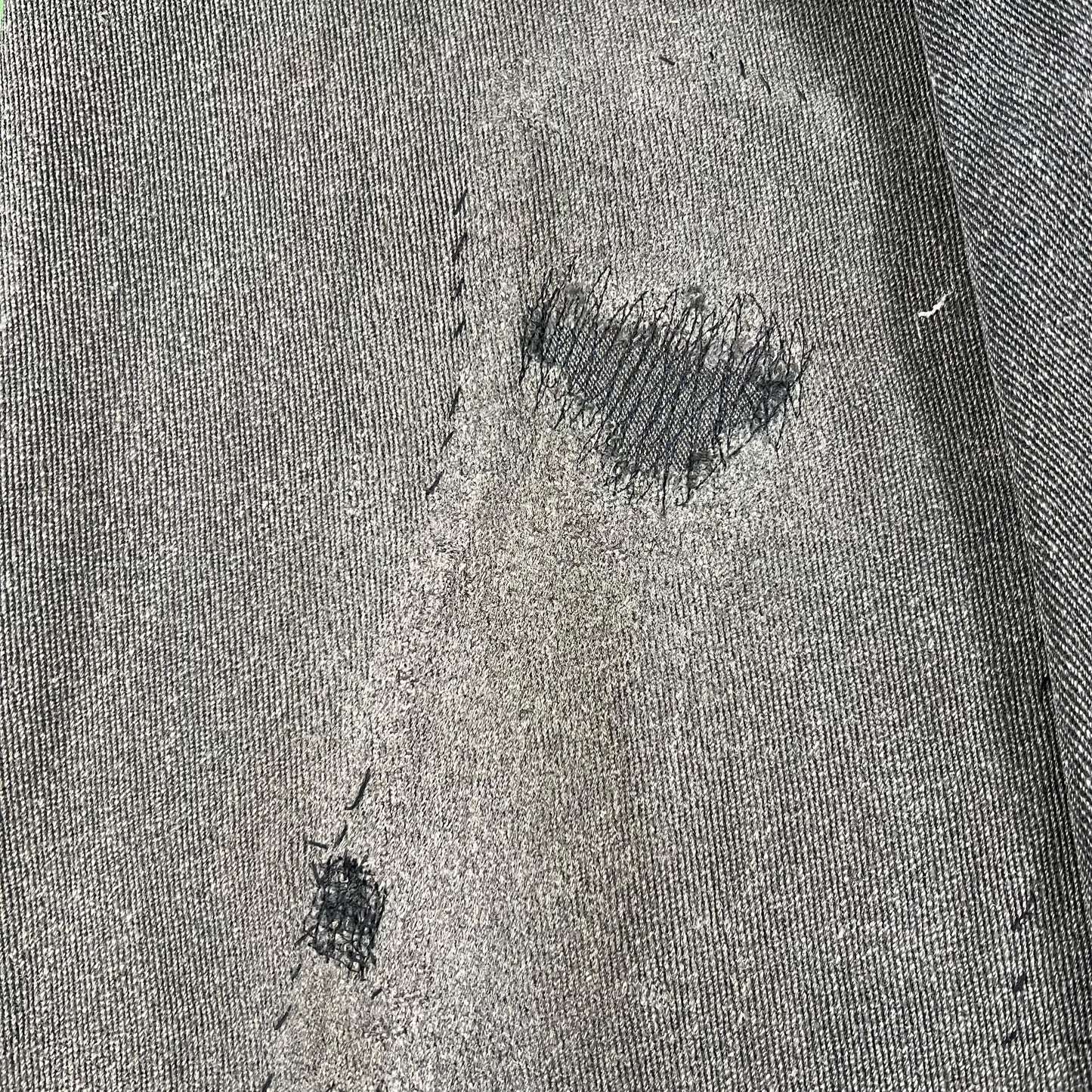 40s Salt & Pepper Button Fly Pants- 31x27.5