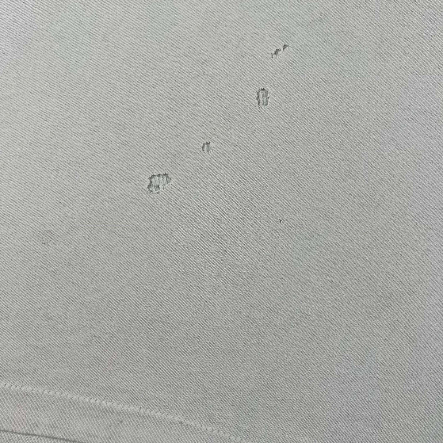 80s Beat Up Blank White Tee- XL