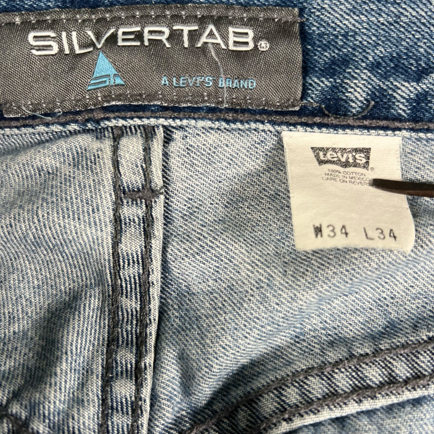 90s Thrashed Levi's Silvertab Denim- 33x33