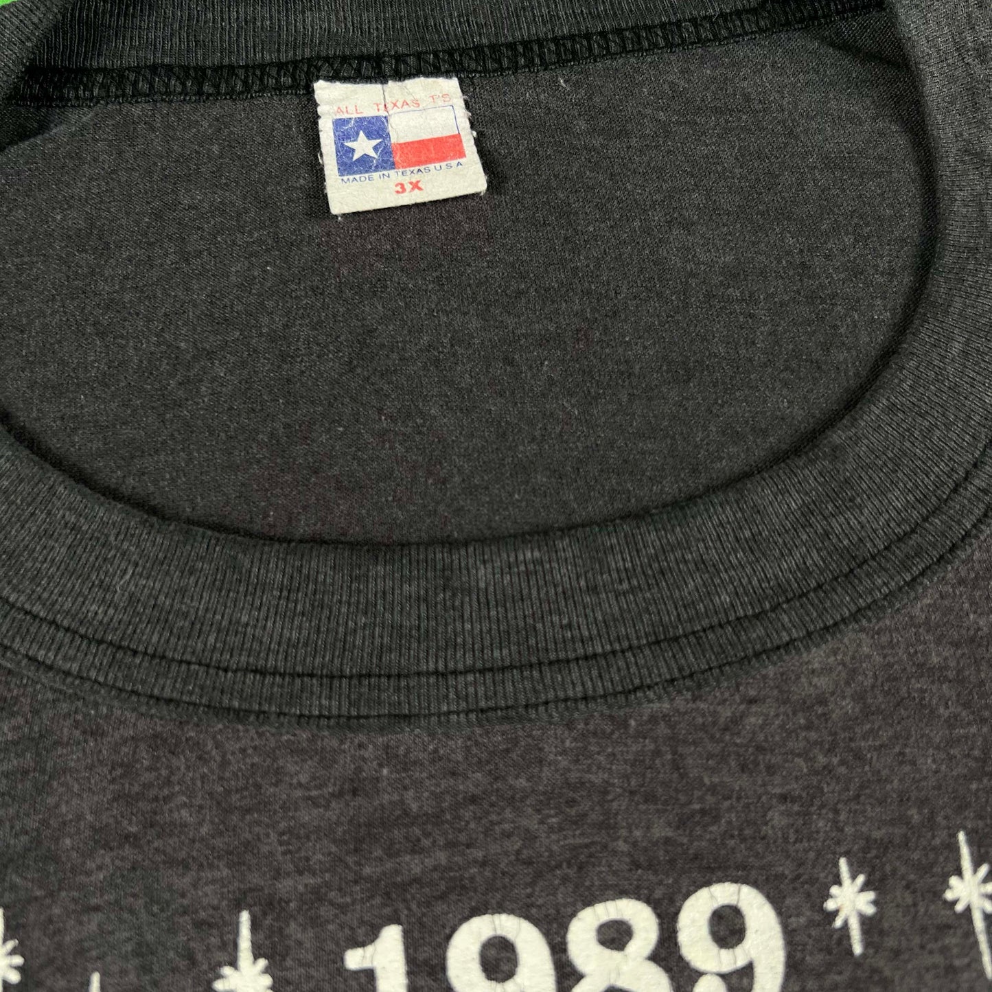 80s Sun Faded Black Little League World Series Tee- XXL