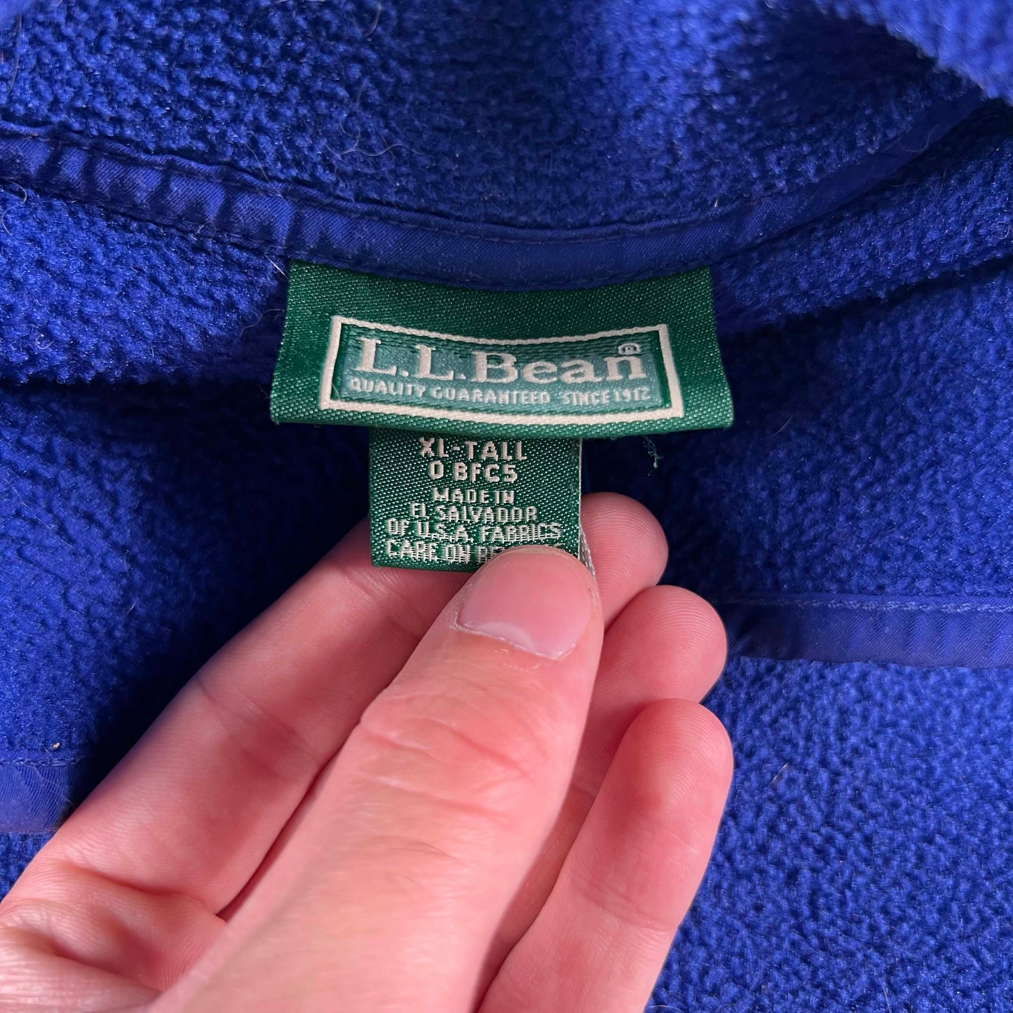 00s L.L. Bean T Snap Fleece Pullover- XL