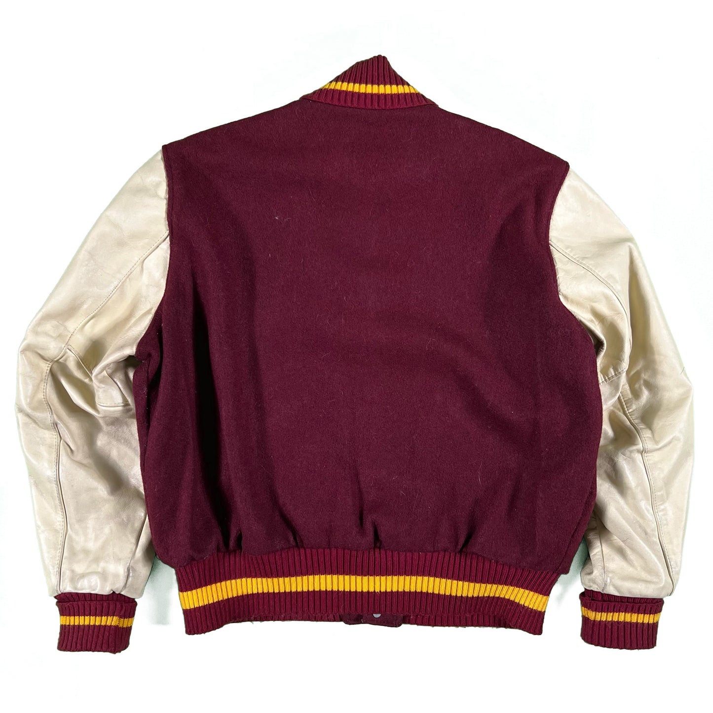 70s Boxy Varsity Jacket- XL