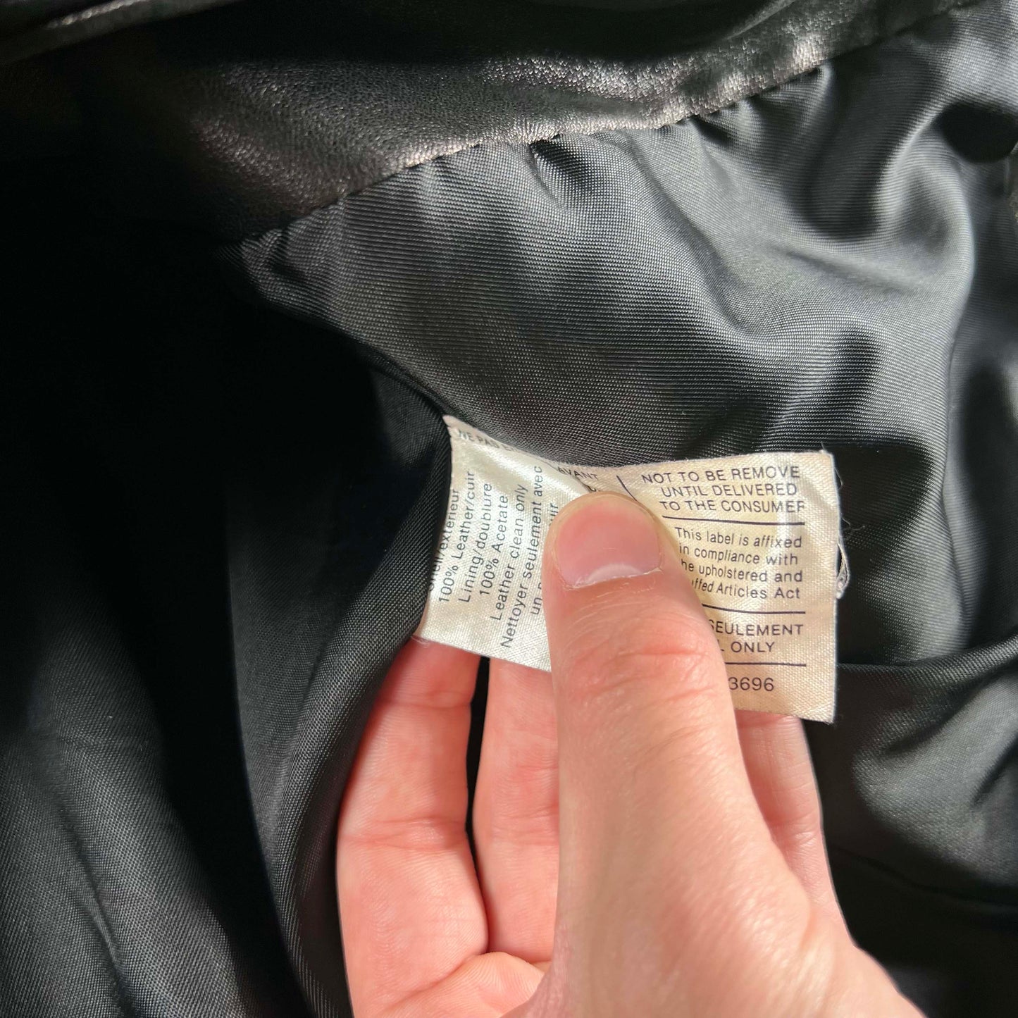 00s bebe Soft Black Leather Jacket- S