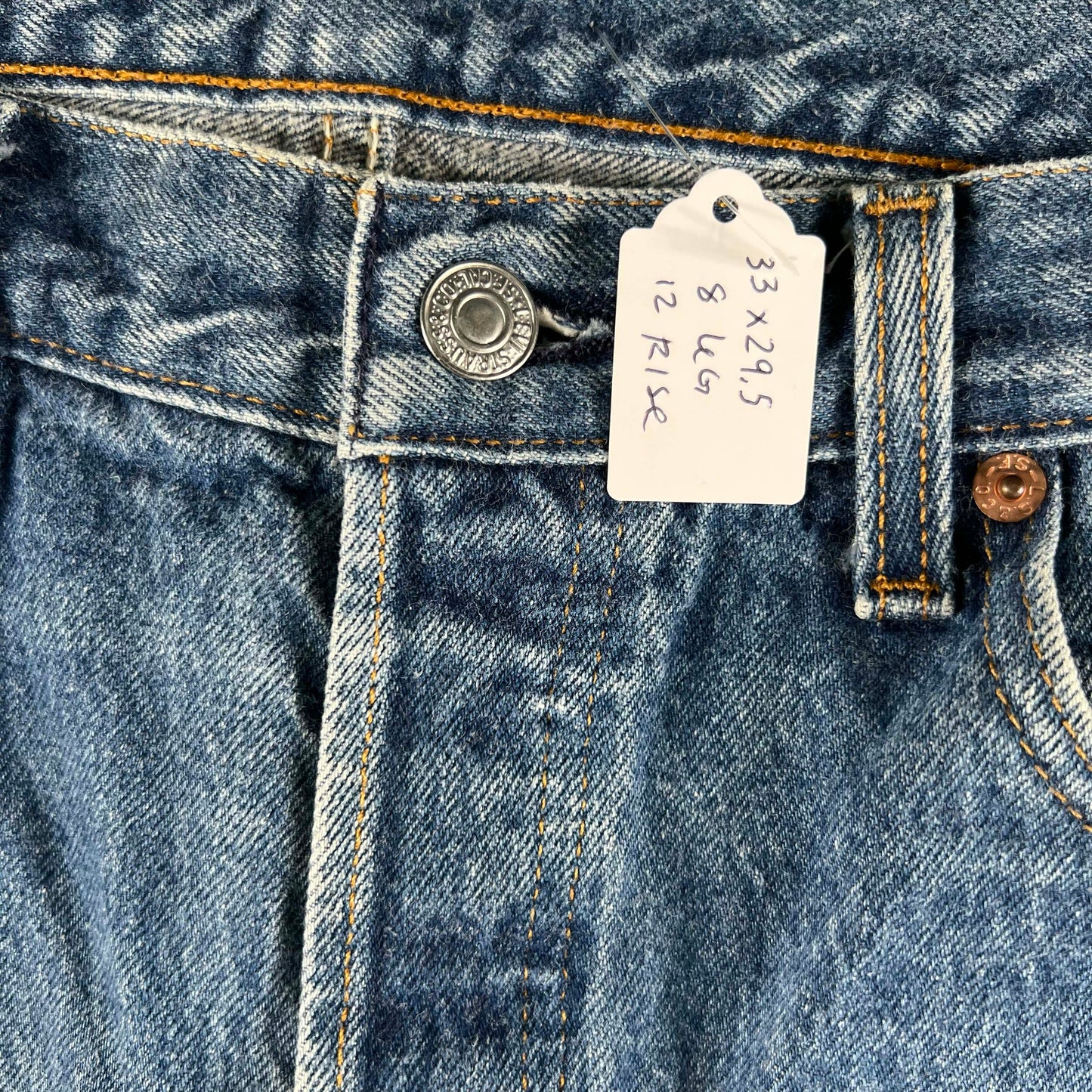 90s Levi's 501 Denim- 33x29.5