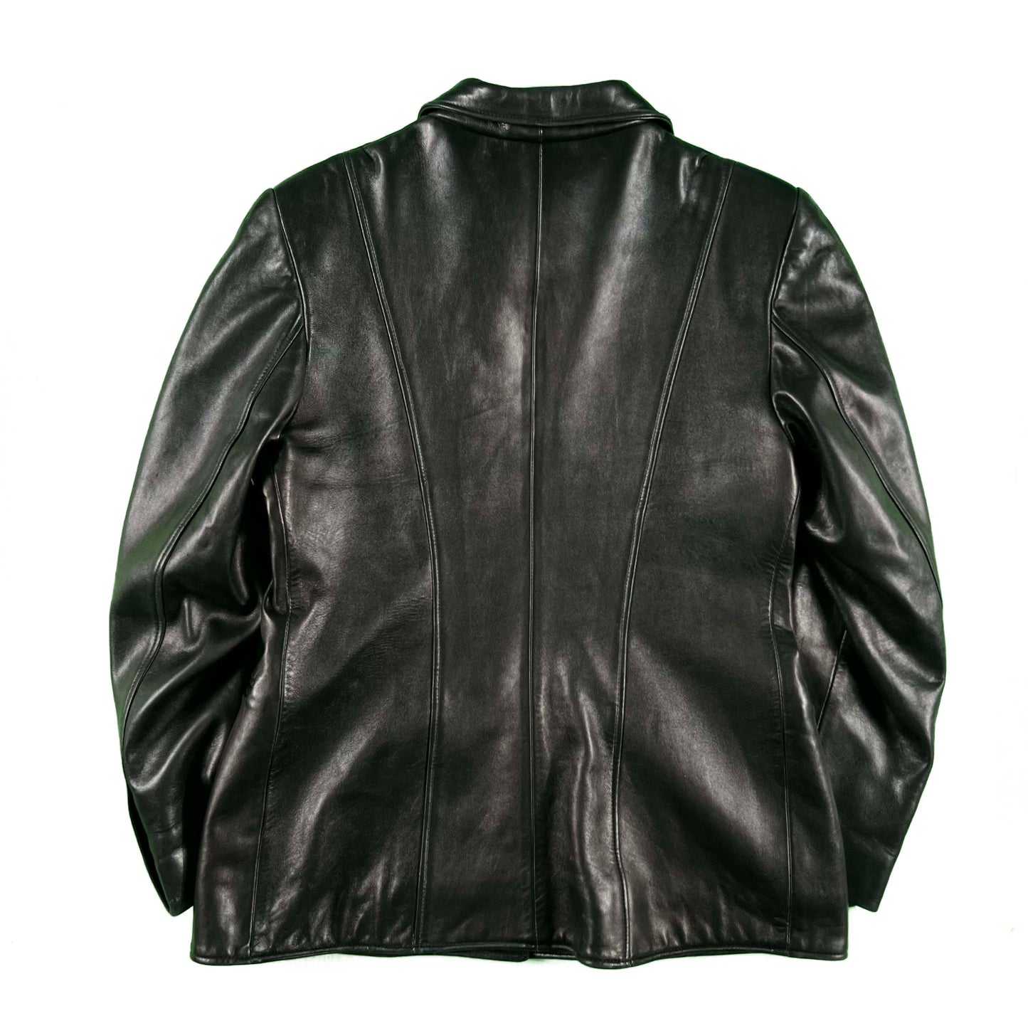 00s bebe Soft Black Leather Jacket- S