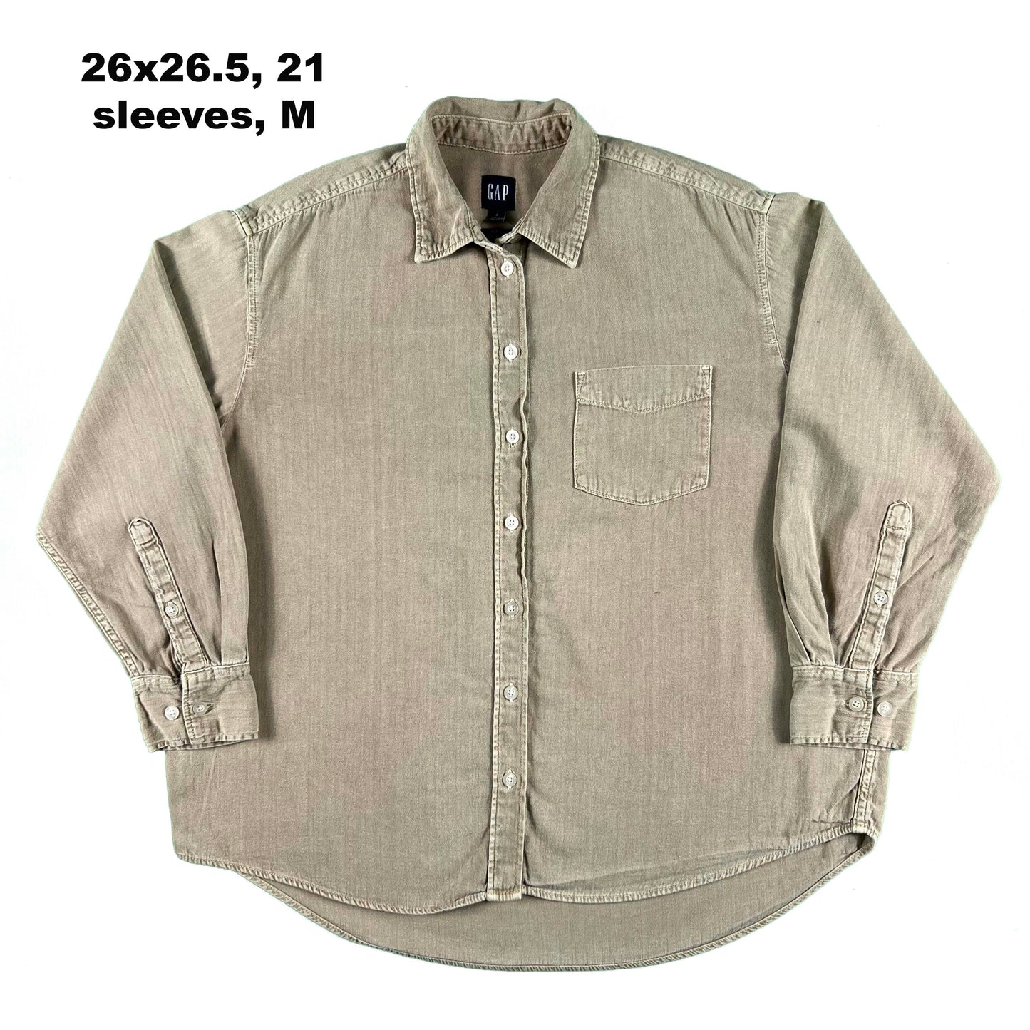 Vintage Gap 100% Cotton Button Up Shirts- SELECT SHIRT