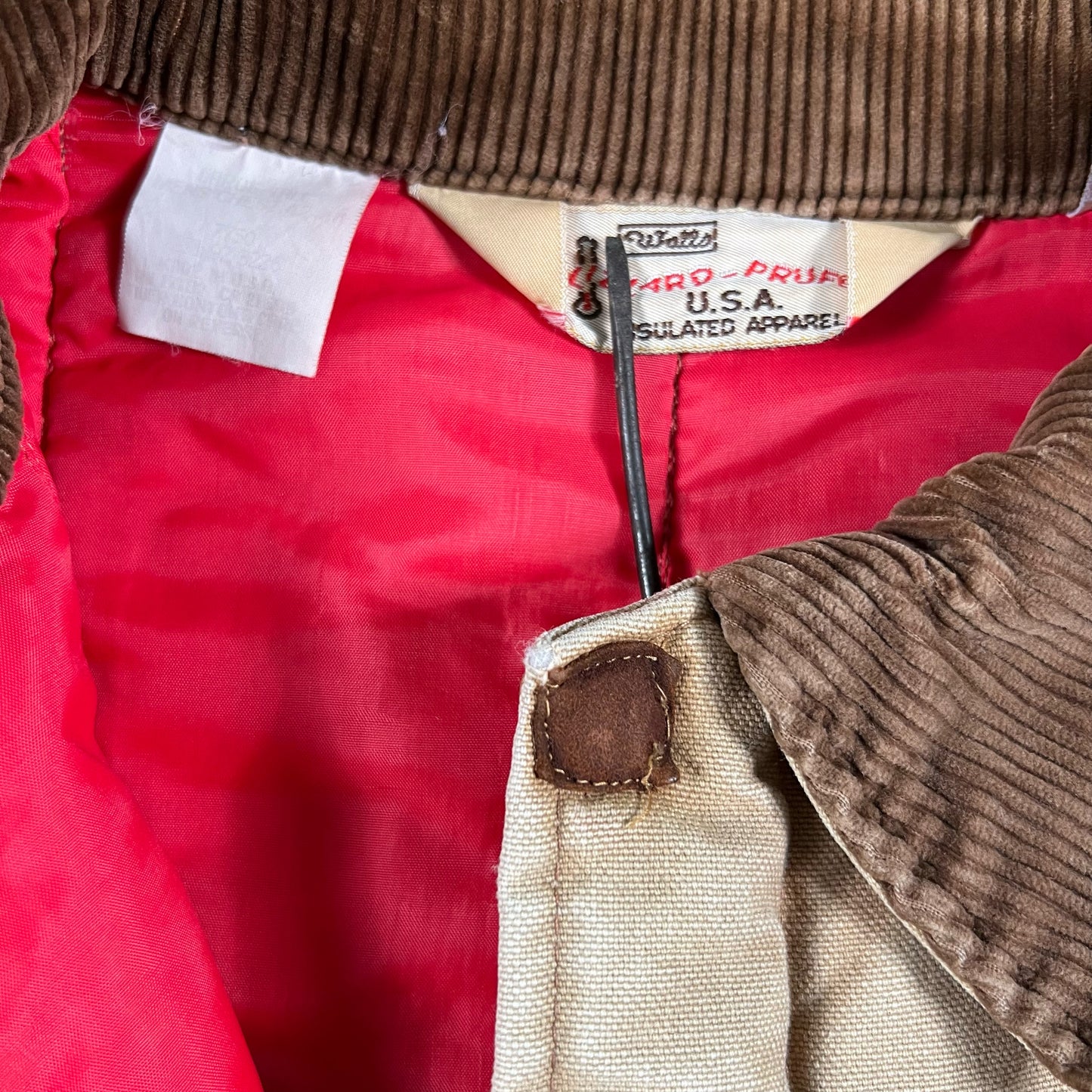 70s Repaired Sun Faded Work Jacket- XL