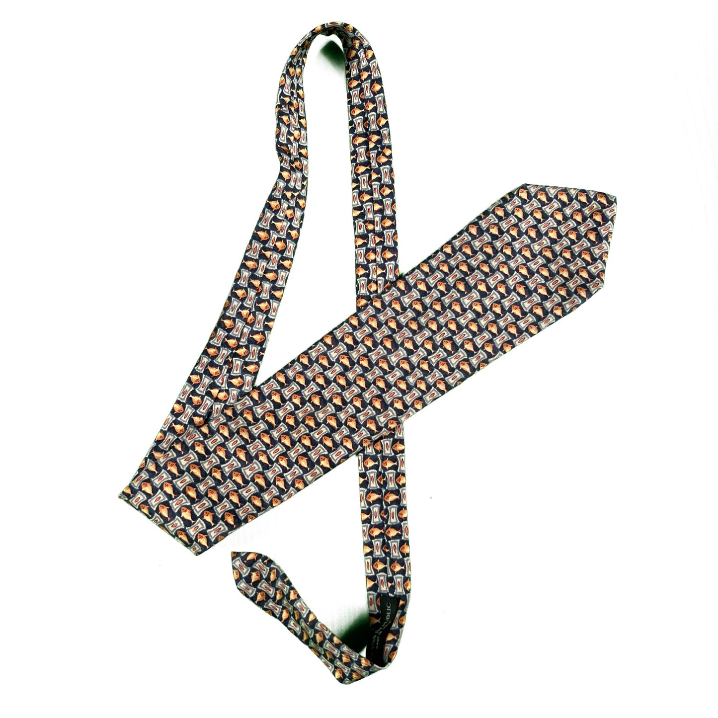 90s Banana Republic Silk Fish Tie