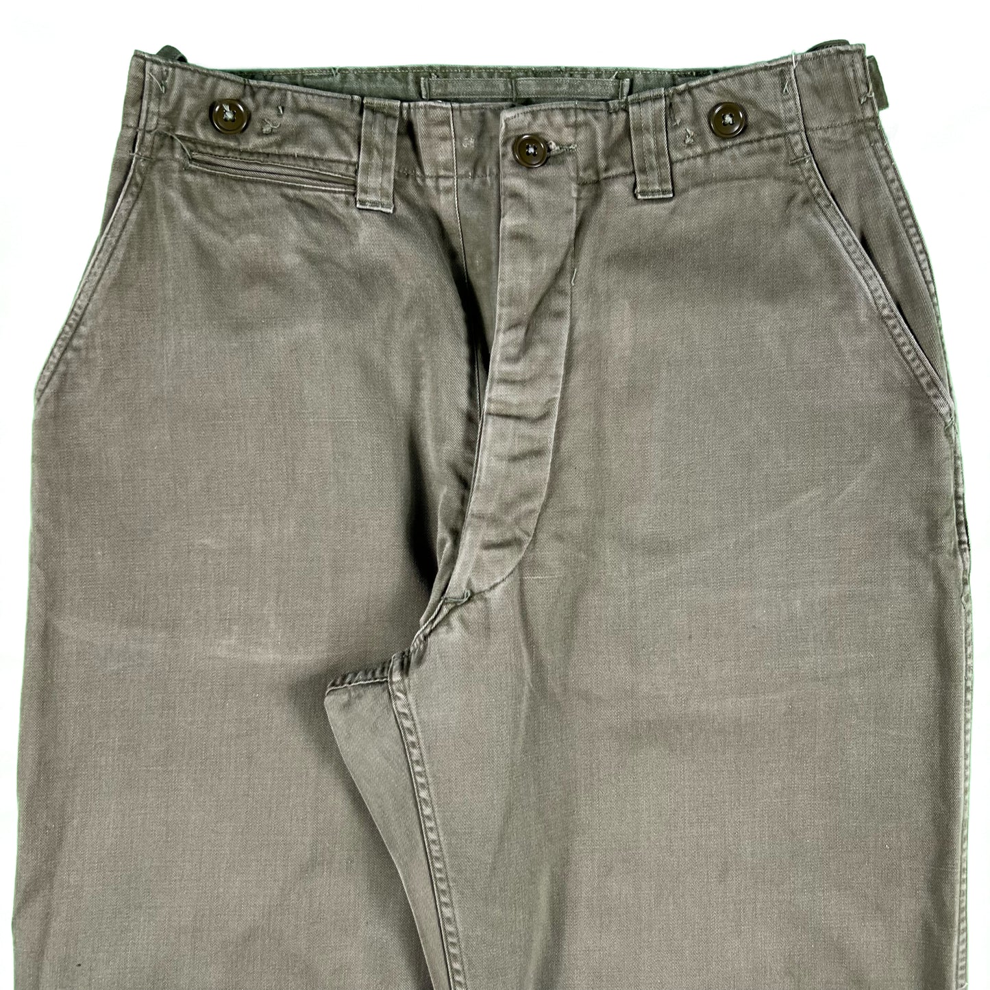 50s Army HBT Modified OD Field Pants- 32x29