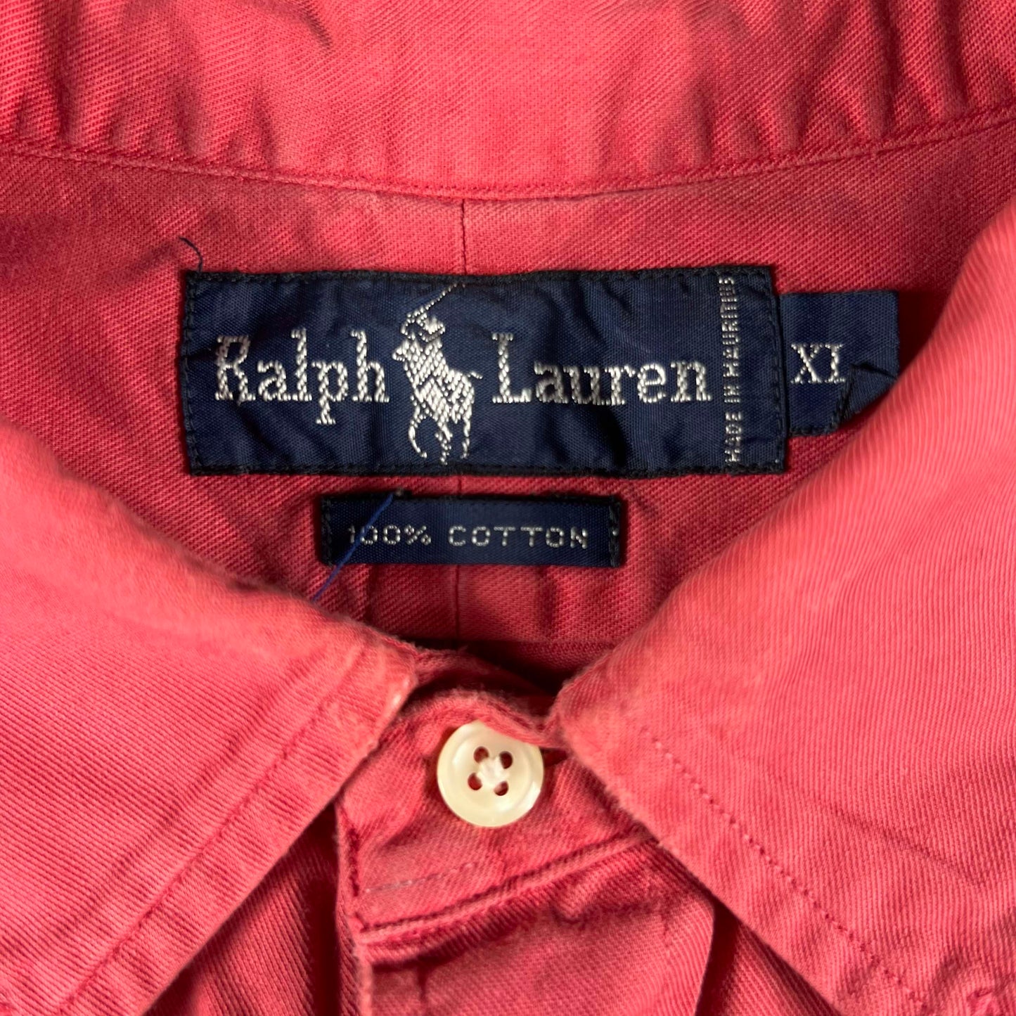 Vintage Ralph Lauren 100% Cotton Button Up Shirts- SELECT SHIRT