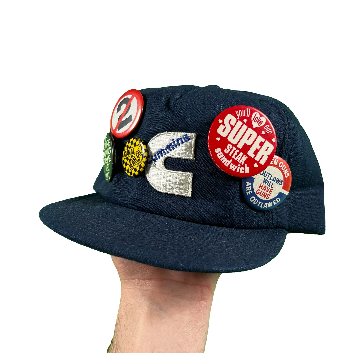 80s Cummins Denim Pinned Trucker Hat