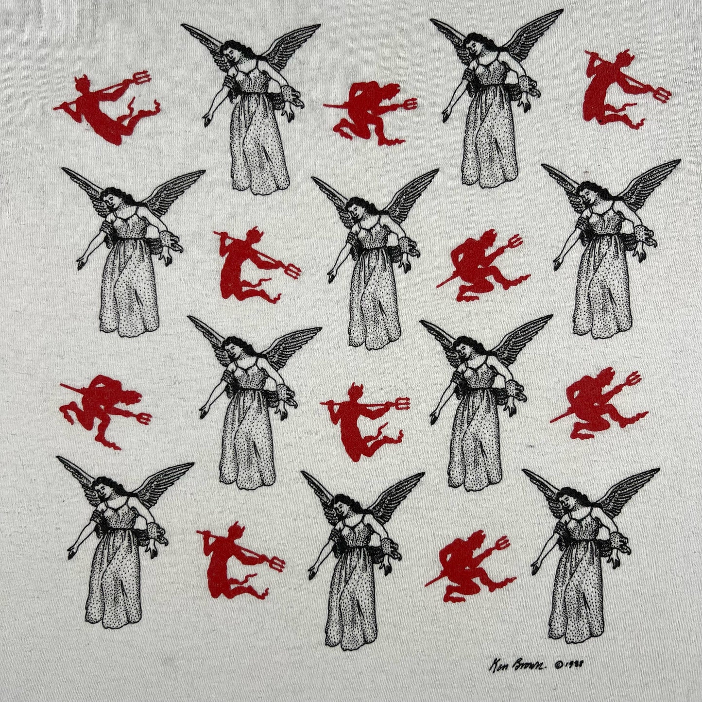 80s Angels and Devils Tee- S