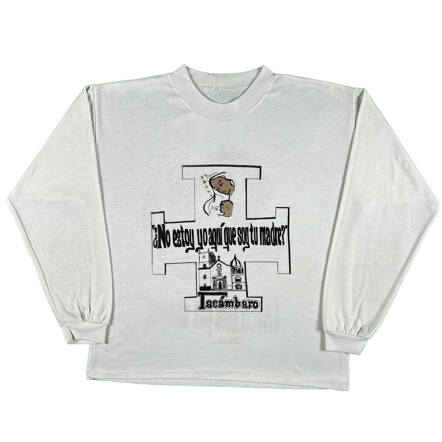 90s Jesus Long Sleeve Tee- M