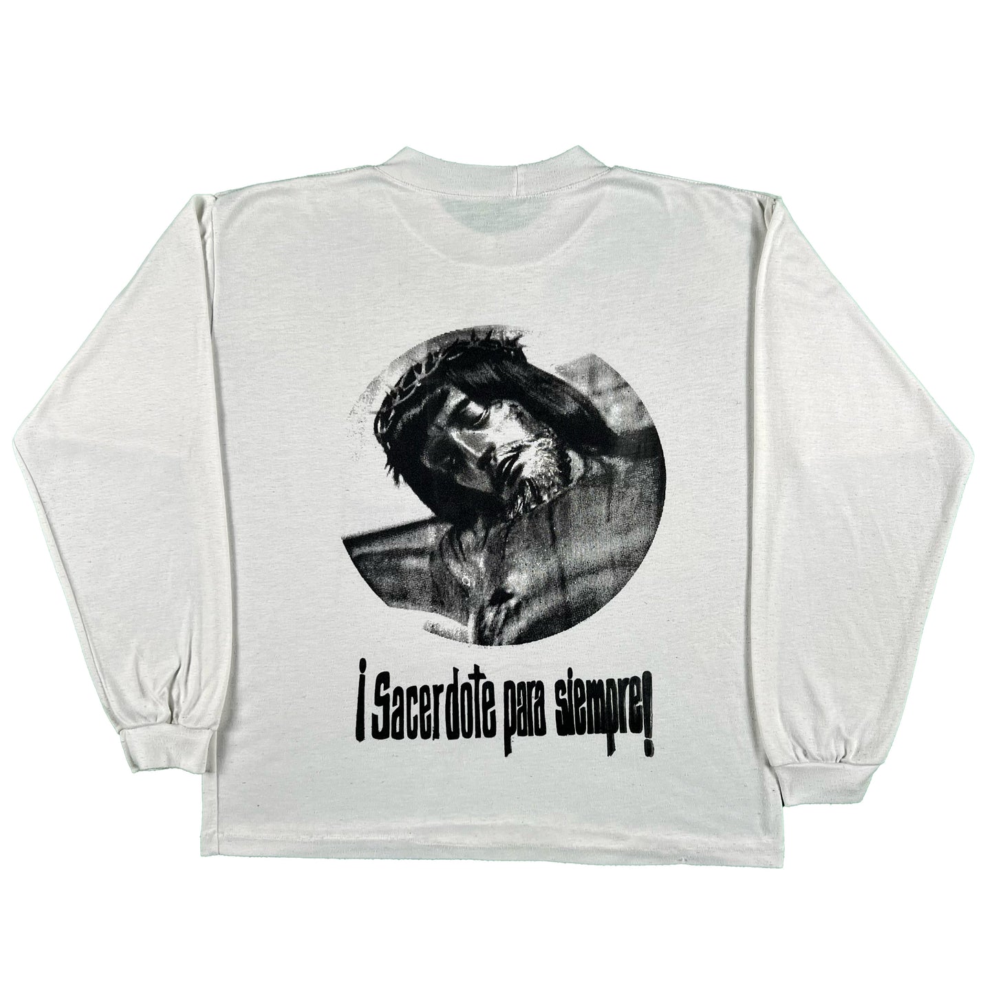 90s Jesus Long Sleeve Tee- M