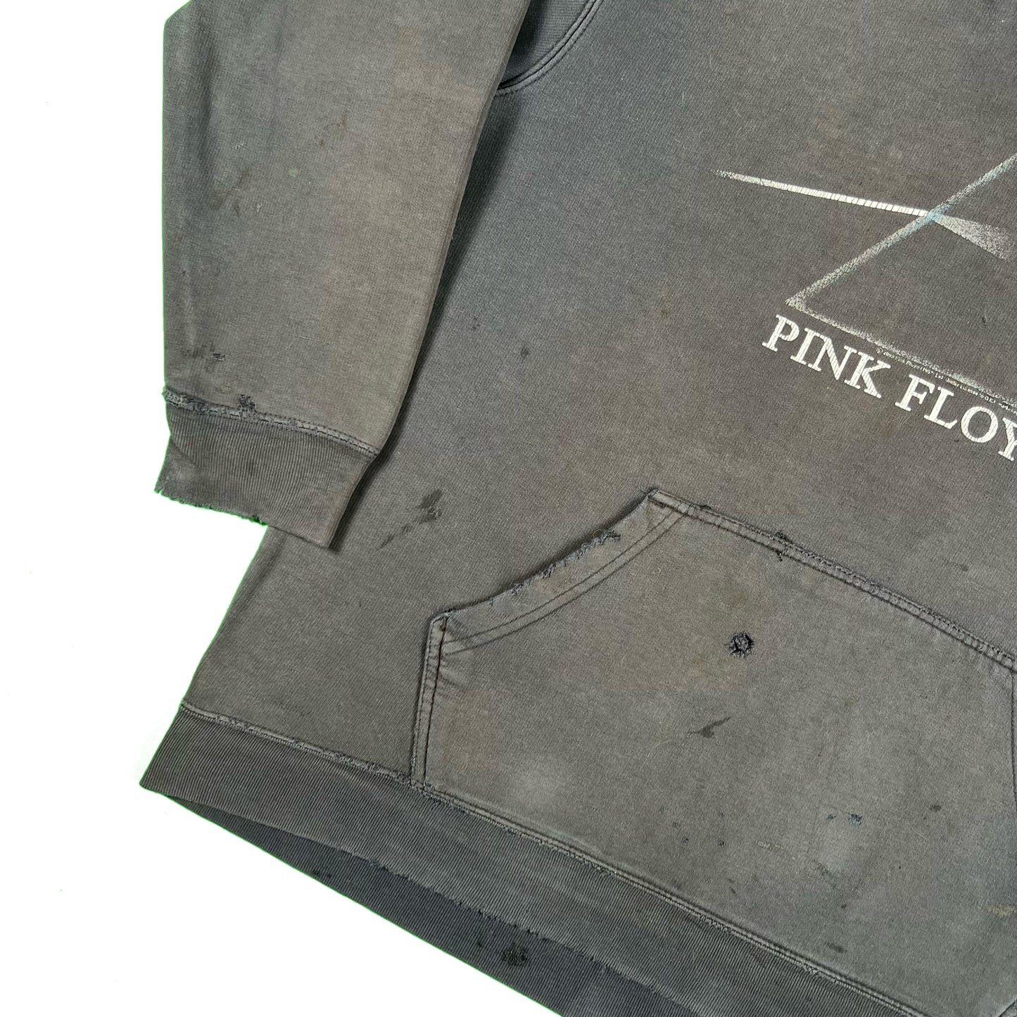 00s Sun Thrashed Pink Floyd Hoodie- L