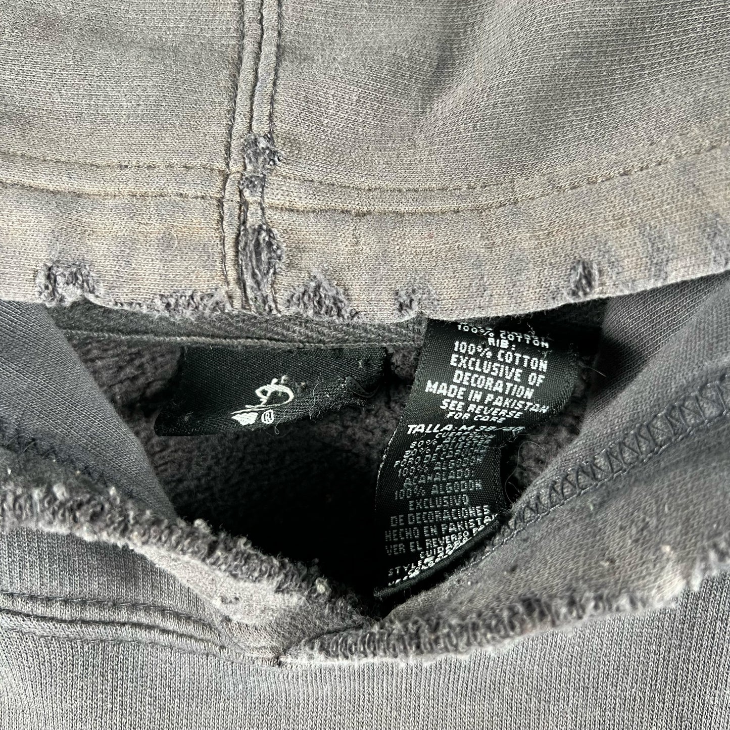 00s Sun Thrashed Pink Floyd Hoodie- L