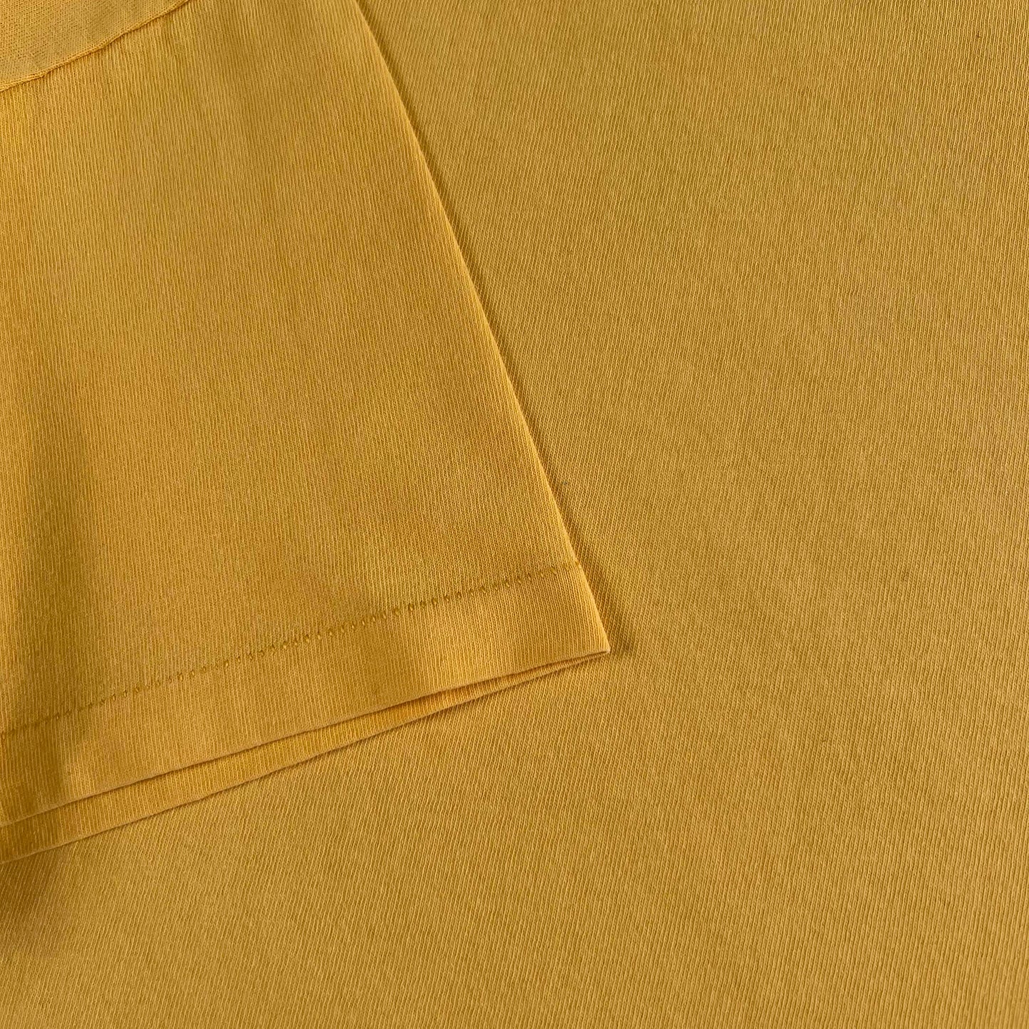 80s Blank Yellow Boxy Tee- M