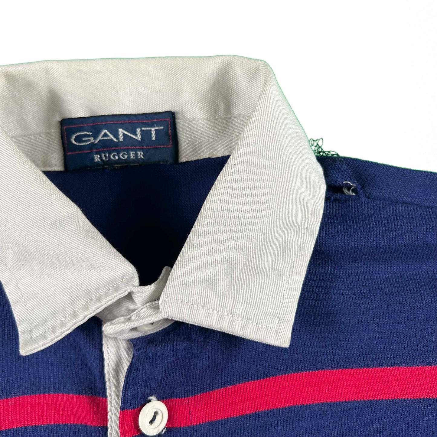 90s Gant 'Rugger' Rugby Shirt- L