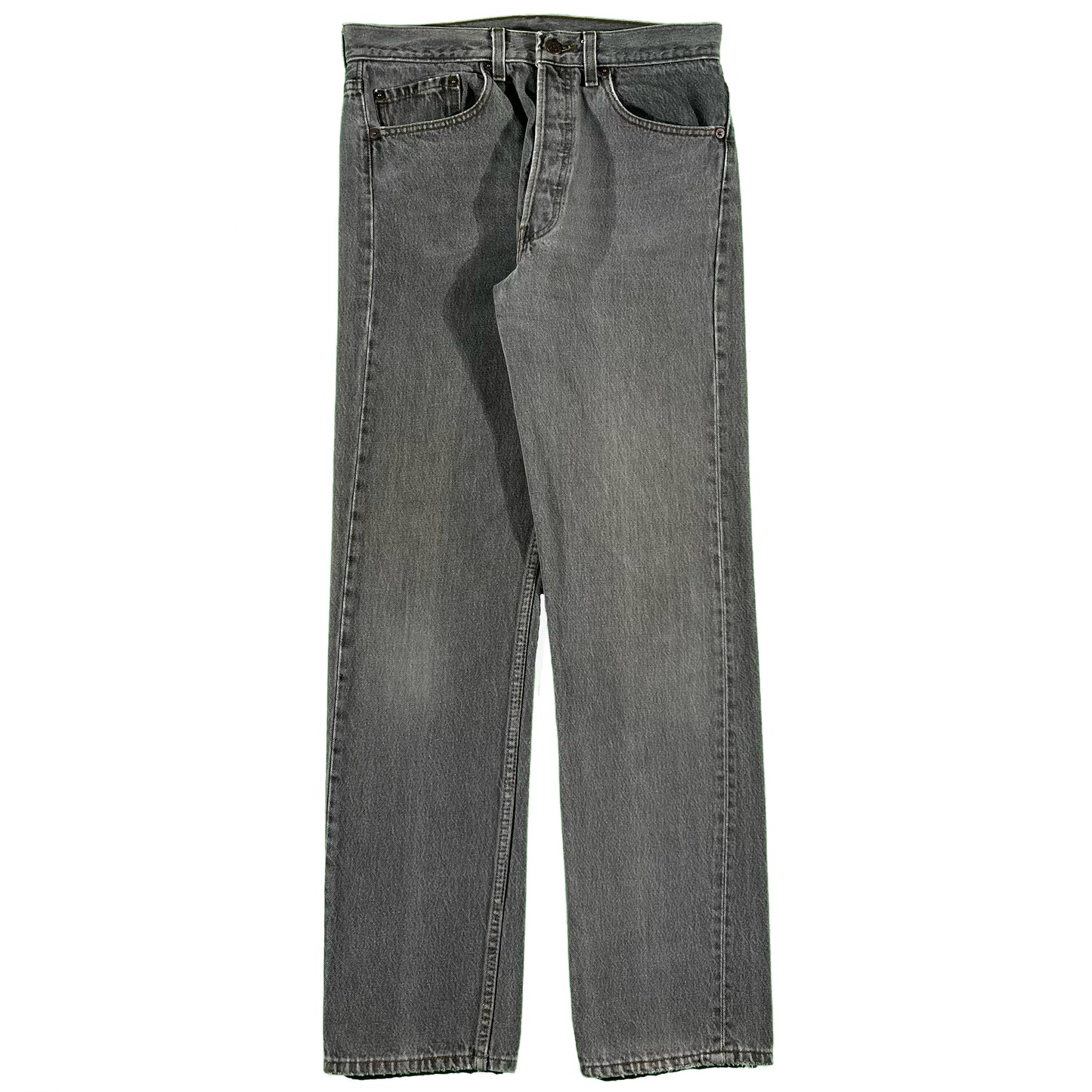 90s Sun Faded Grey Levi's 501s- 31x32