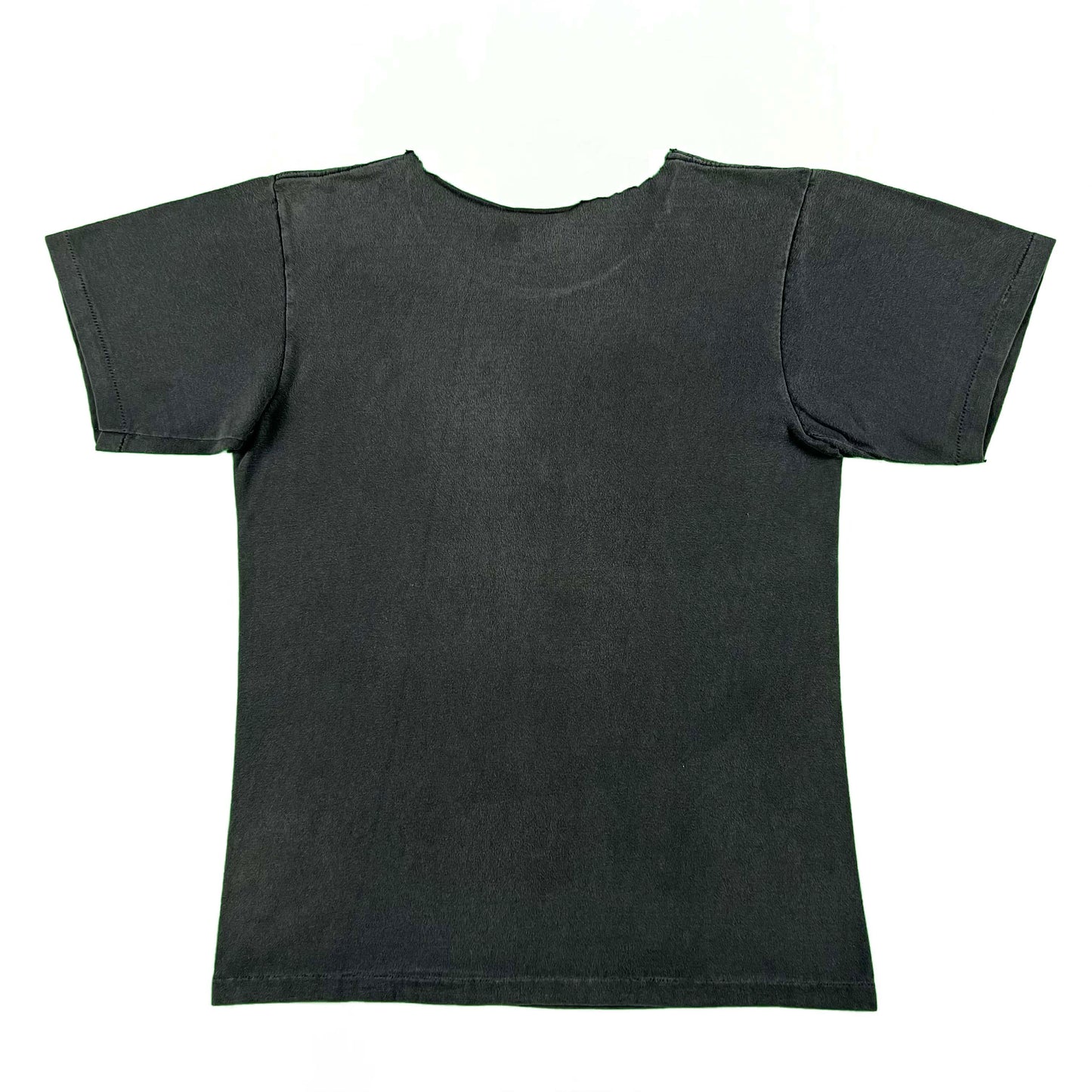 80s Sun Faded Black Cut Neck Georgia Tee- M