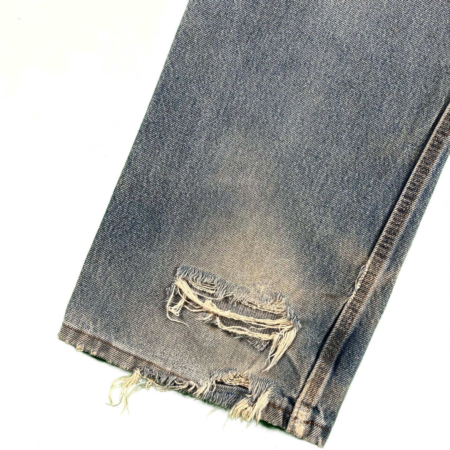 00s Thrashed Key Double Knee Denim- 36x30