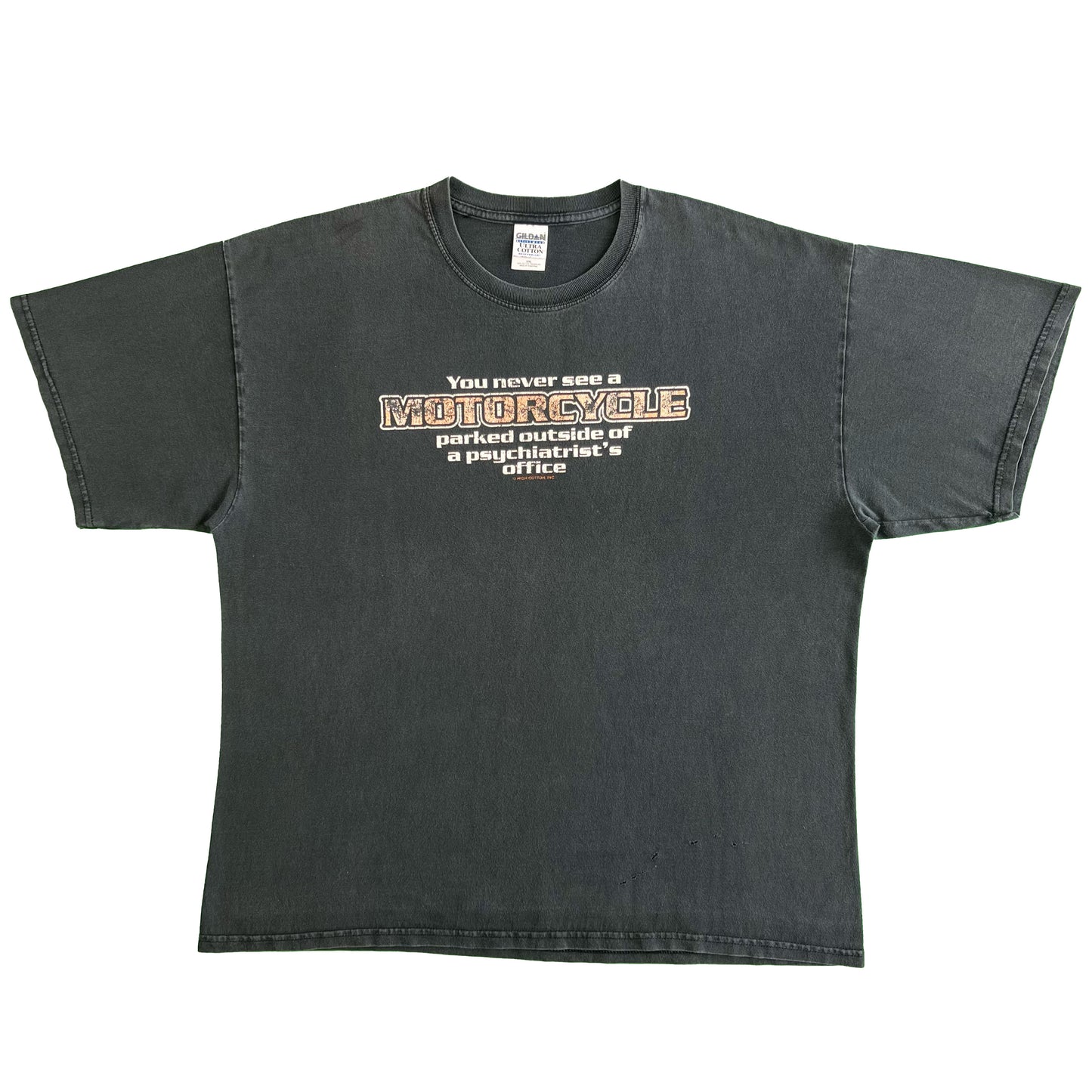 00s Biker in Therapy? Tee- XL