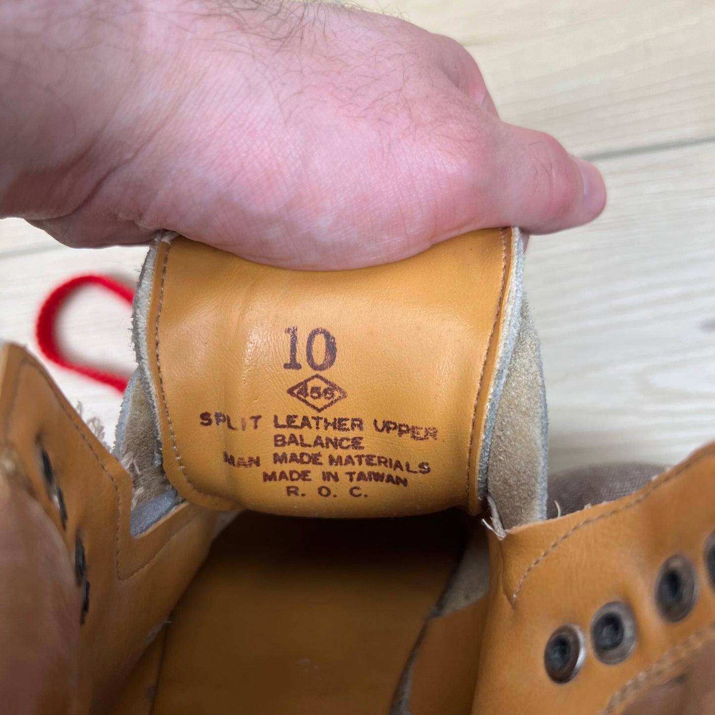 70s Red Lace Suede Leather Hiking Boots- M's 10, W's 11.5