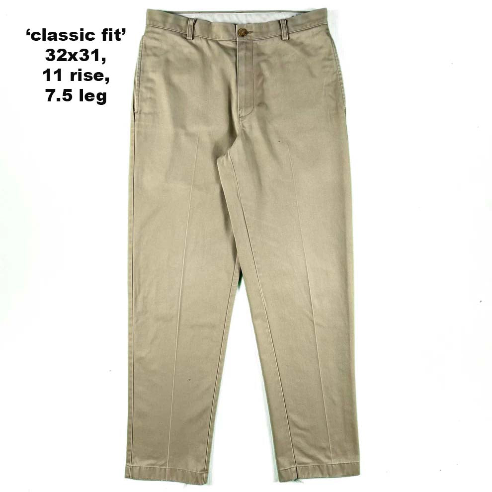 Vintage L.L. Bean Cotton Chino Pants- SELECT PAIR