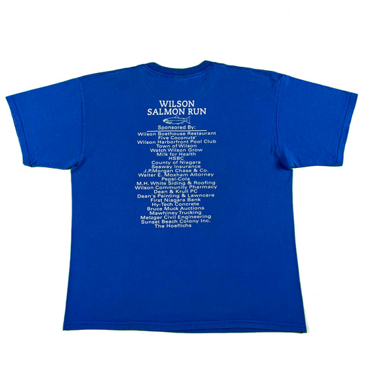 2002 Wilson NY Salmon Run Run Run Tee- XL