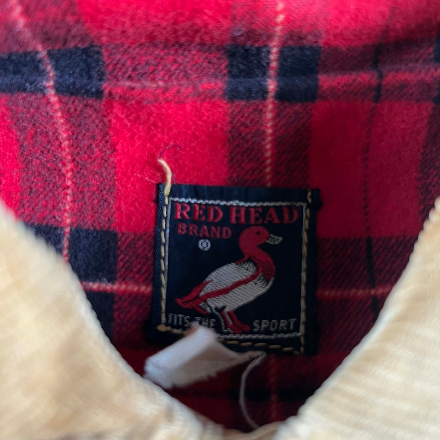 50s/60s Red Head Cotton Canvas Hunting Jacket- L