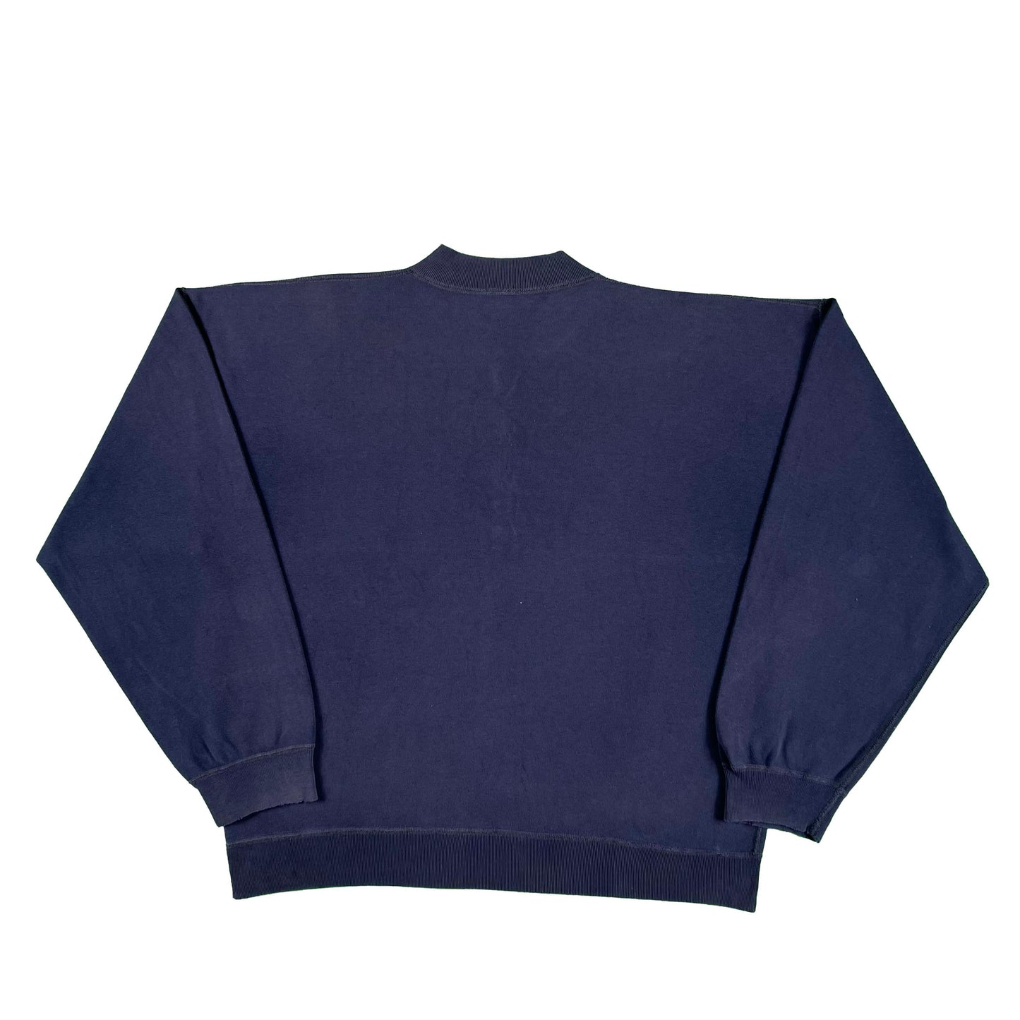 70s Euro Henley Sweatshirt- M