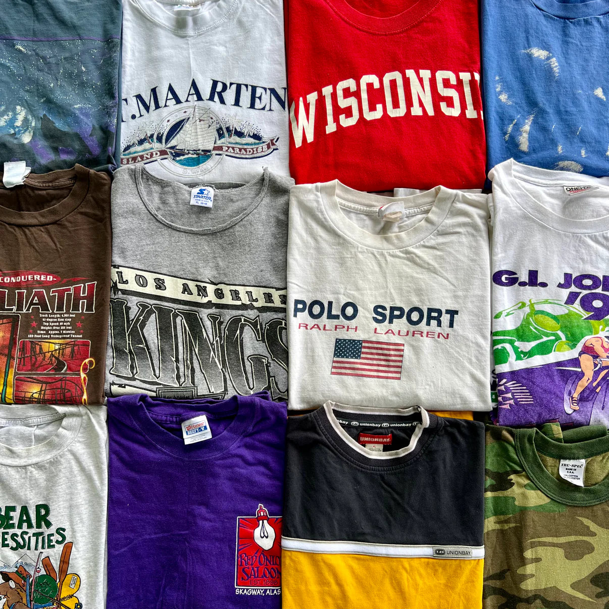 5 Vintage Tees and a Tote- SELECT SIZE