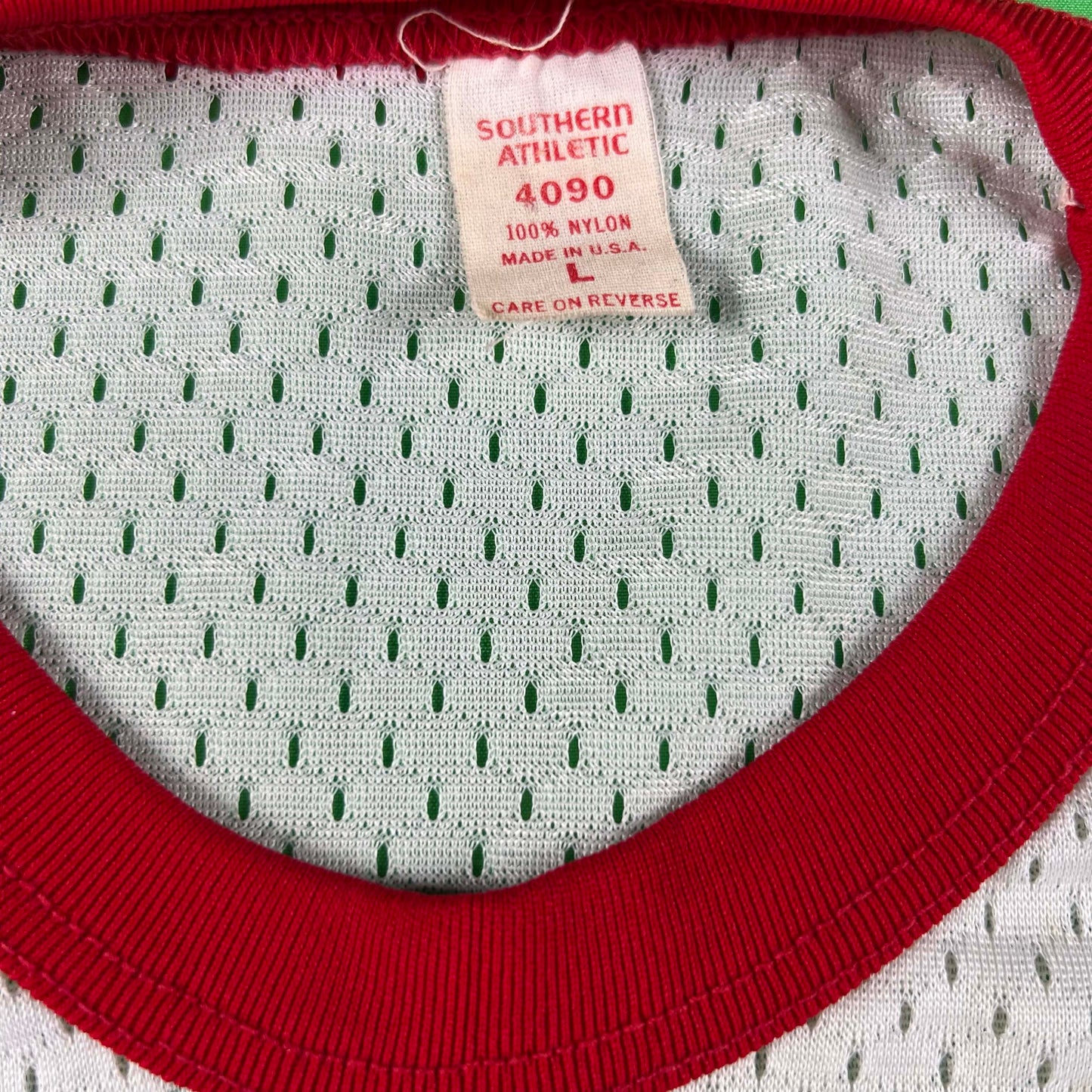 70s Athletic Club Mesh Ringer Tee- L