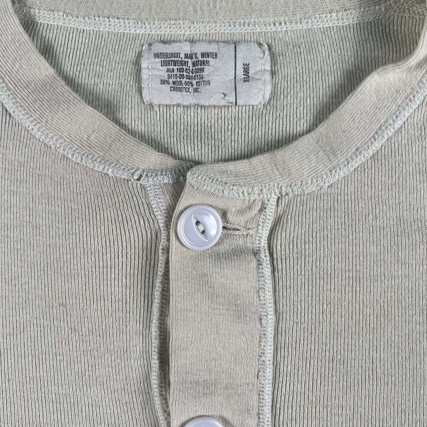 Vintage Military Henley Thermal Shirts- SELECT SHIRT