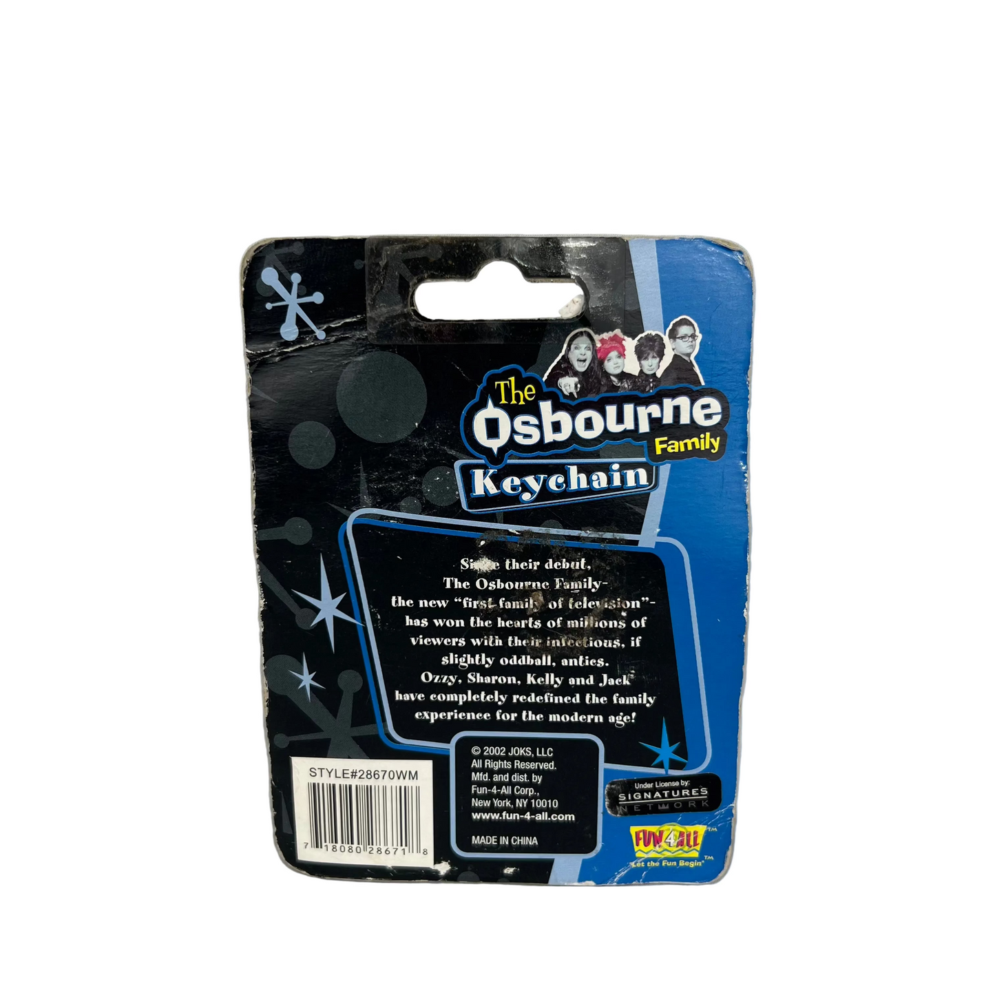 2002 Ozzy Osborne Keychains