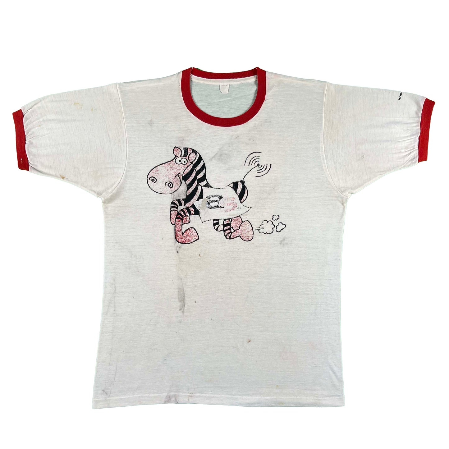 70s Keep Your Ass Up! Ringer Tee- M